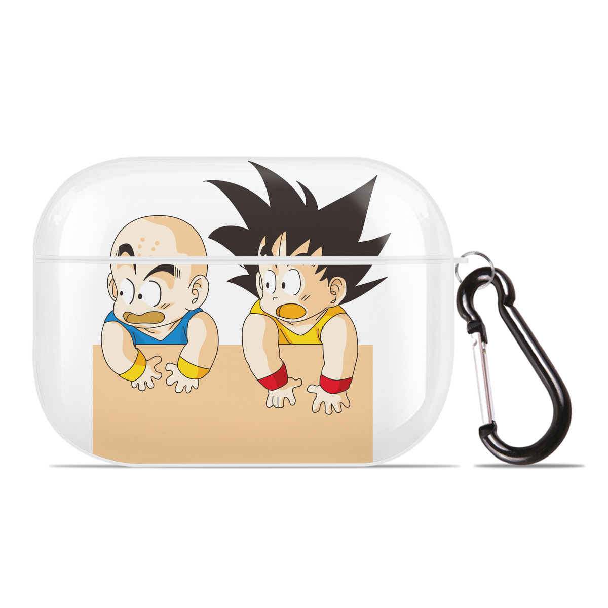 （画像用） ドラゴンボール 孫悟空（そん ごくう）Son Goku カカロット DRAGON BALL Kakarotto 【AirPods Pro用】ハードシェル保護ケース 耐衝撃・防指紋・カラビナ付き商品仕様