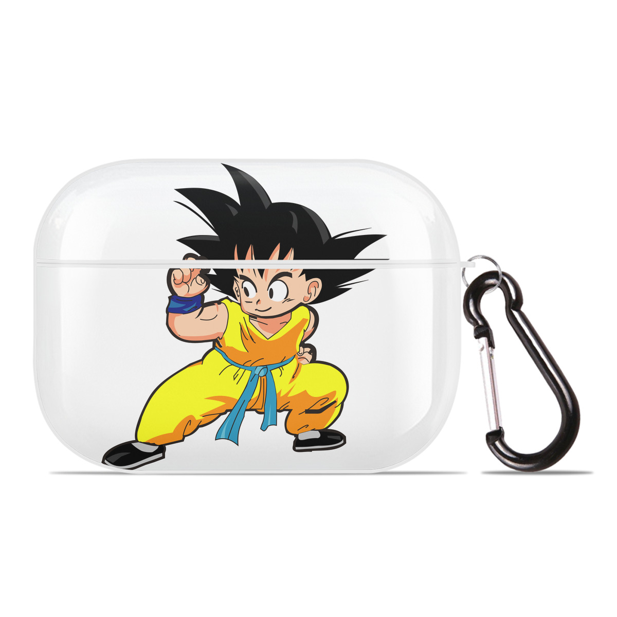 （画像用） ドラゴンボール 孫悟空（そん ごくう）Son Goku カカロット DRAGON BALL Kakarotto 【AirPods Pro用】ハードシェル保護ケース 耐衝撃・防指紋・カラビナ付き商品仕様