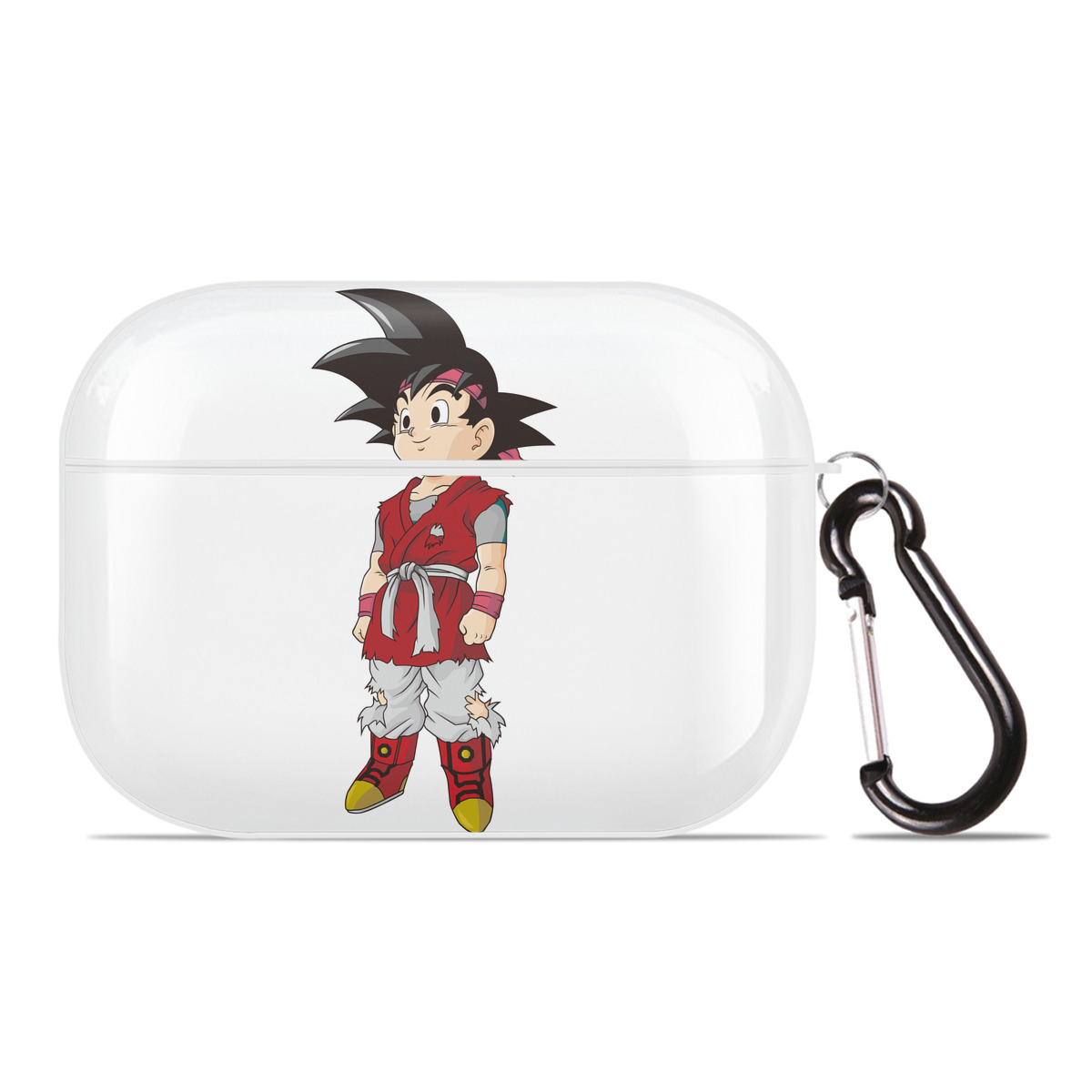 （画像用） ドラゴンボール 孫悟空（そん ごくう）Son Goku カカロット DRAGON BALL Kakarotto 【AirPods Pro用】ハードシェル保護ケース 耐衝撃・防指紋・カラビナ付き商品仕様