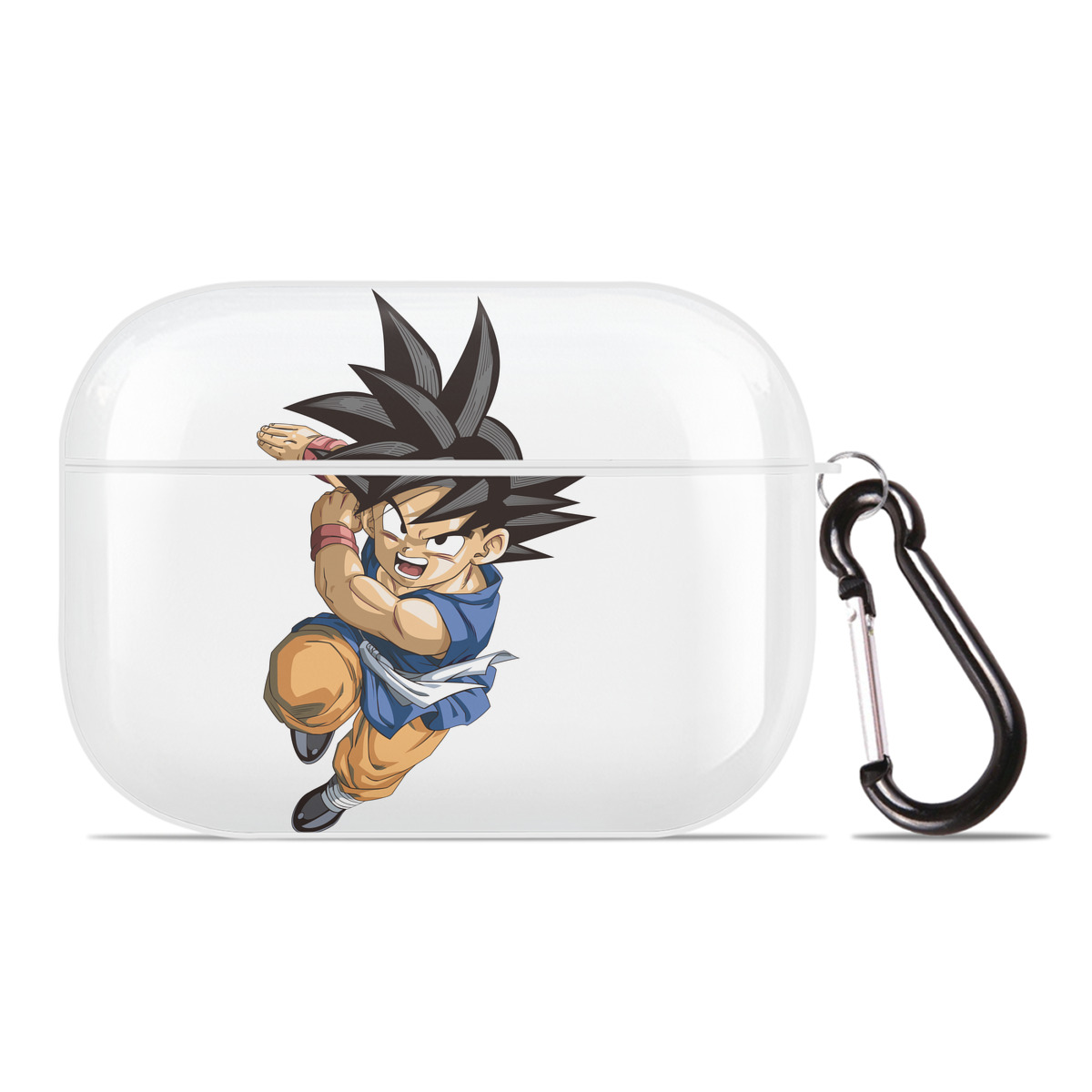 （画像用） ドラゴンボール 孫悟空（そん ごくう）Son Goku カカロット DRAGON BALL Kakarotto 【AirPods Pro用】ハードシェル保護ケース 耐衝撃・防指紋・カラビナ付き商品仕様