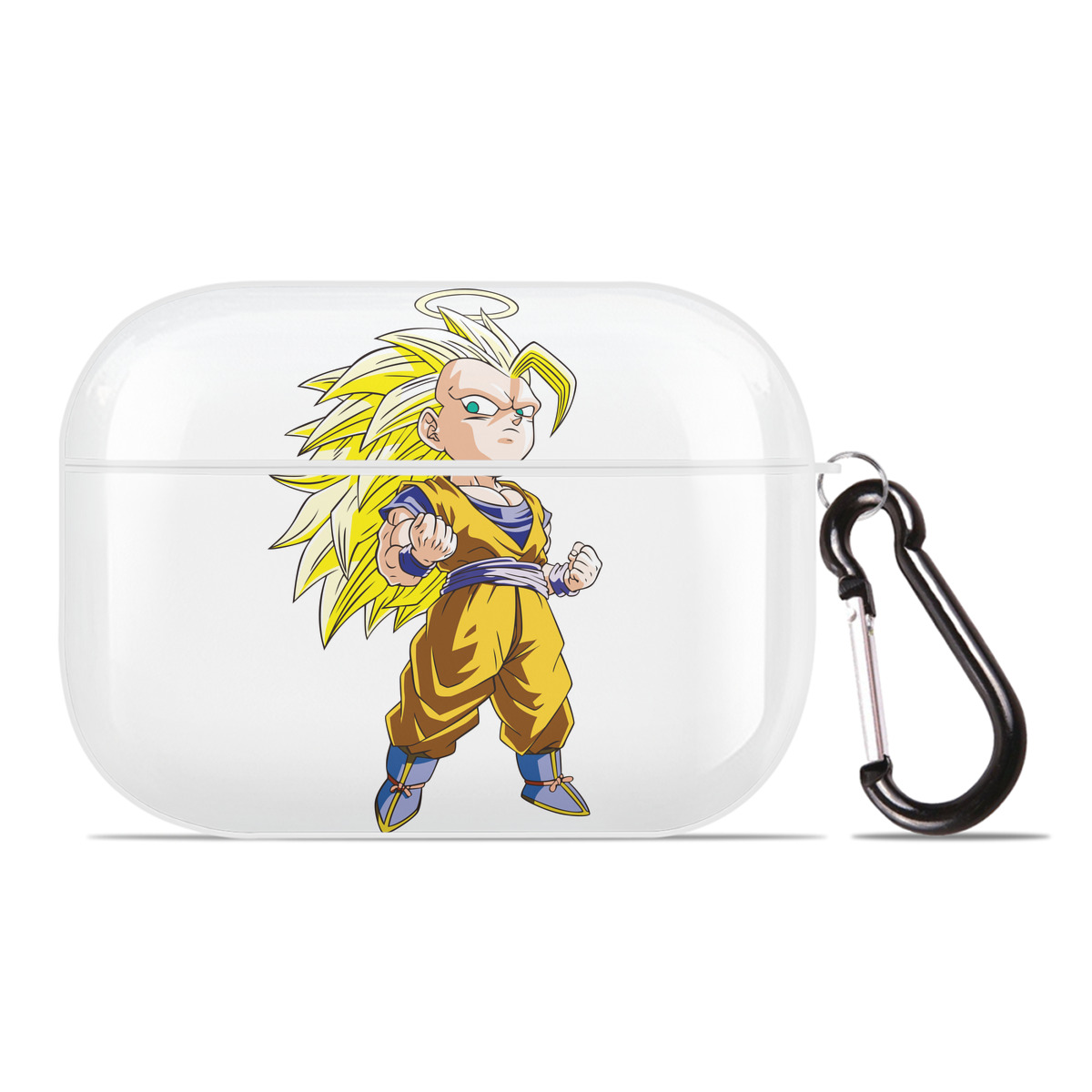 （画像用） ドラゴンボール 孫悟空（そん ごくう）Son Goku カカロット DRAGON BALL Kakarotto 【AirPods Pro用】ハードシェル保護ケース 耐衝撃・防指紋・カラビナ付き商品仕様