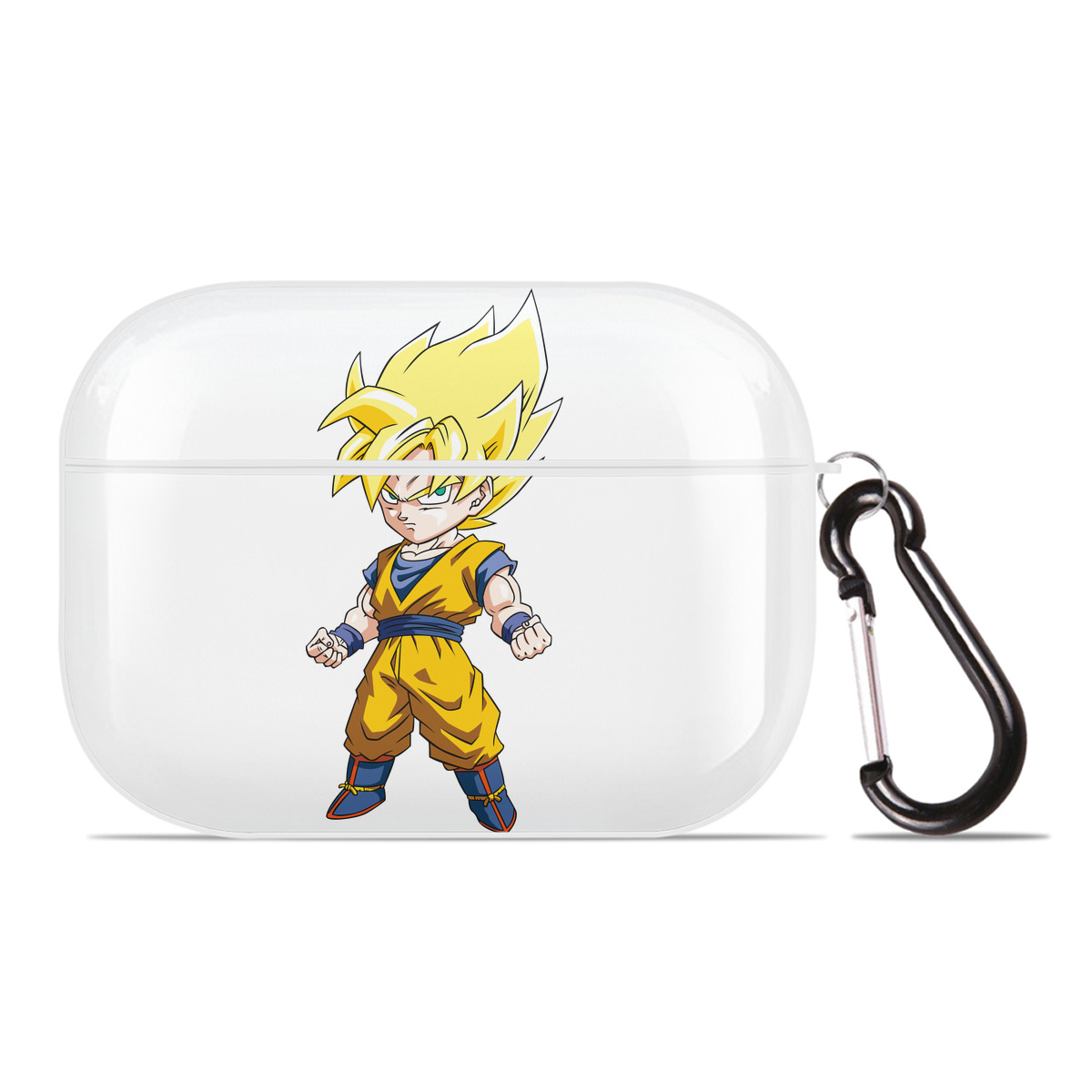（画像用） ドラゴンボール 孫悟空（そん ごくう）Son Goku カカロット DRAGON BALL Kakarotto 【AirPods Pro用】ハードシェル保護ケース 耐衝撃・防指紋・カラビナ付き商品仕様