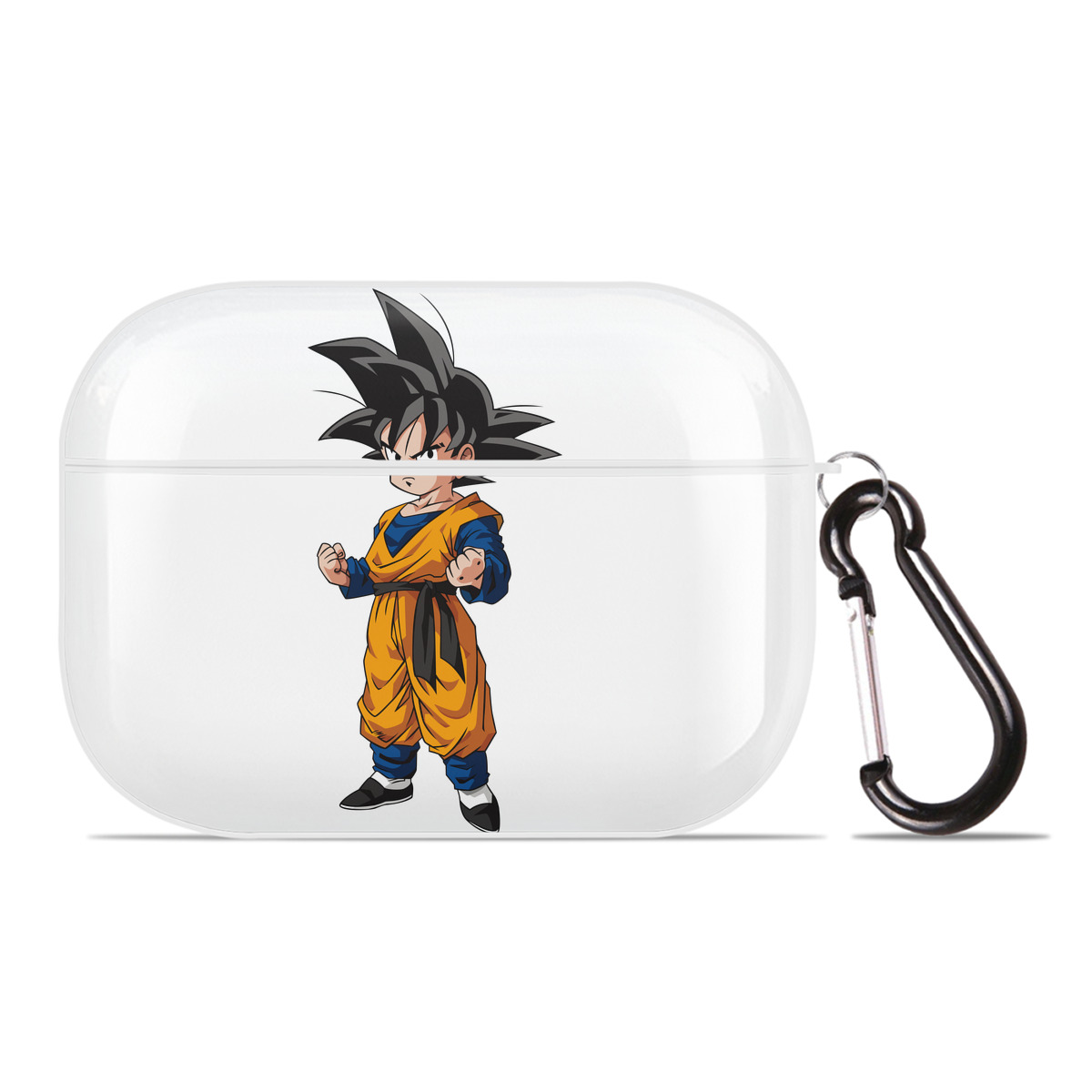 （画像用） ドラゴンボール 孫悟空（そん ごくう）Son Goku カカロット DRAGON BALL Kakarotto 【AirPods Pro用】ハードシェル保護ケース 耐衝撃・防指紋・カラビナ付き商品仕様