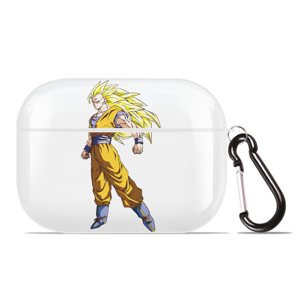 （画像用） ドラゴンボール 孫悟空（そん ごくう）Son Goku カカロット DRAGON BALL Kakarotto 【AirPods Pro用】ハードシェル保護ケース 耐衝撃・防指紋・カラビナ付き商品仕様