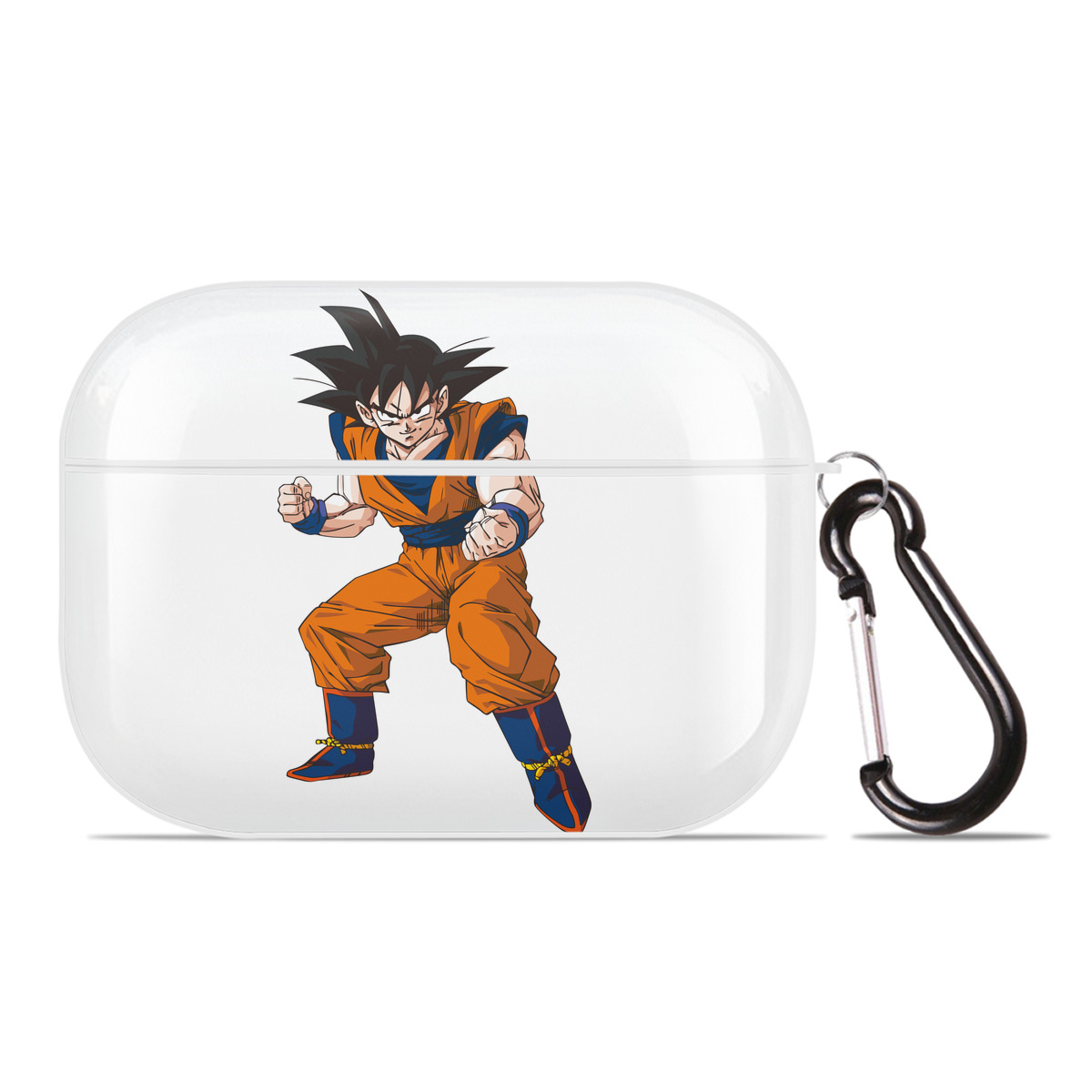 （画像用） ドラゴンボール 孫悟空（そん ごくう）Son Goku カカロット DRAGON BALL Kakarotto 【AirPods Pro用】ハードシェル保護ケース 耐衝撃・防指紋・カラビナ付き商品仕様