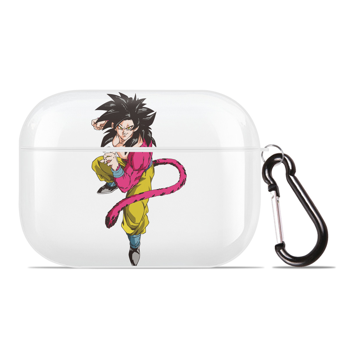 （画像用） ドラゴンボール 孫悟空（そん ごくう）Son Goku カカロット DRAGON BALL Kakarotto 【AirPods Pro用】ハードシェル保護ケース 耐衝撃・防指紋・カラビナ付き商品仕様