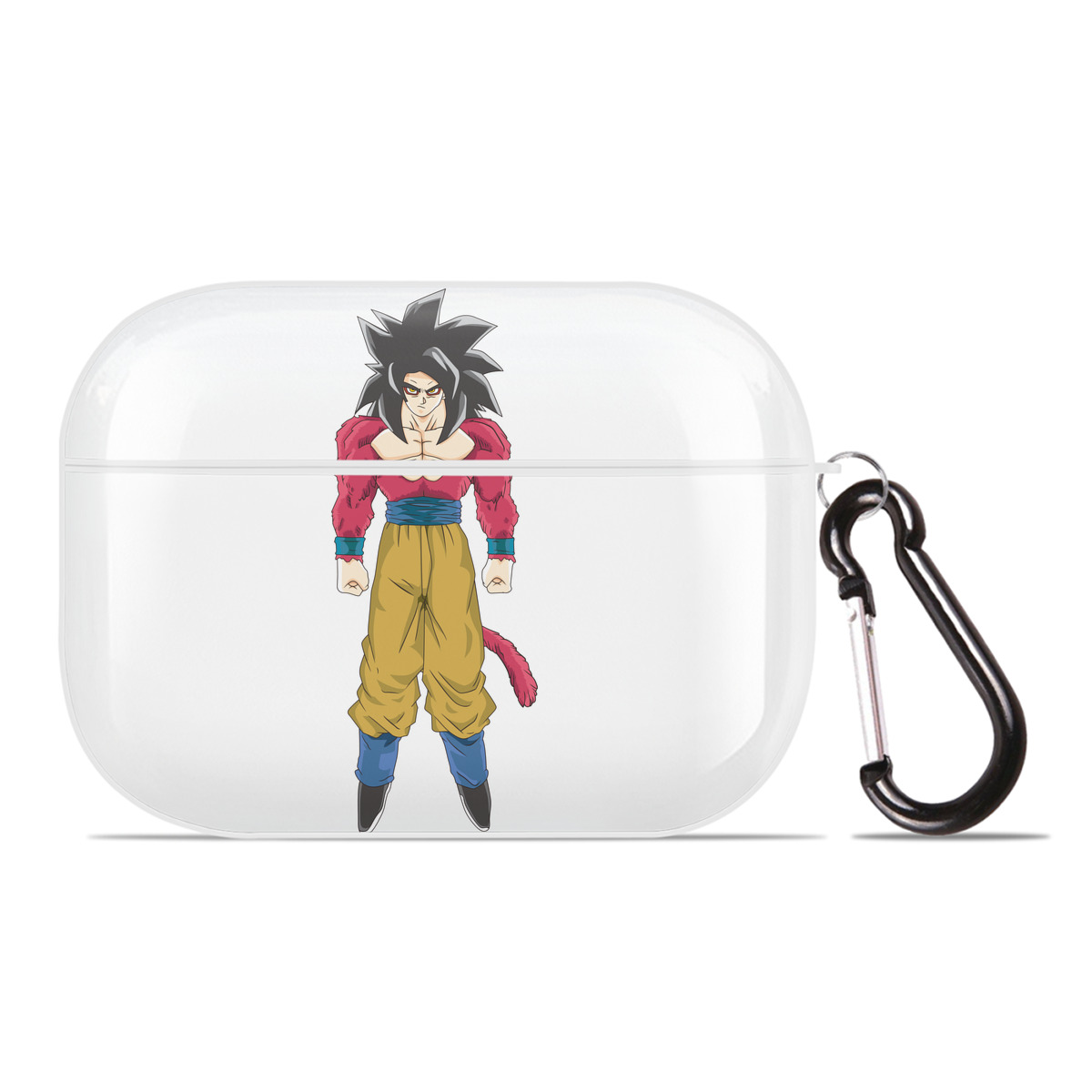（画像用） ドラゴンボール 孫悟空（そん ごくう）Son Goku カカロット DRAGON BALL Kakarotto 【AirPods Pro用】ハードシェル保護ケース 耐衝撃・防指紋・カラビナ付き商品仕様
