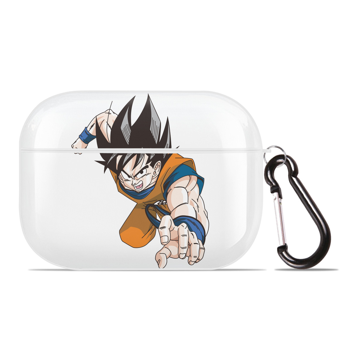 （画像用） ドラゴンボール 孫悟空（そん ごくう）Son Goku カカロット DRAGON BALL Kakarotto 【AirPods Pro用】ハードシェル保護ケース 耐衝撃・防指紋・カラビナ付き商品仕様