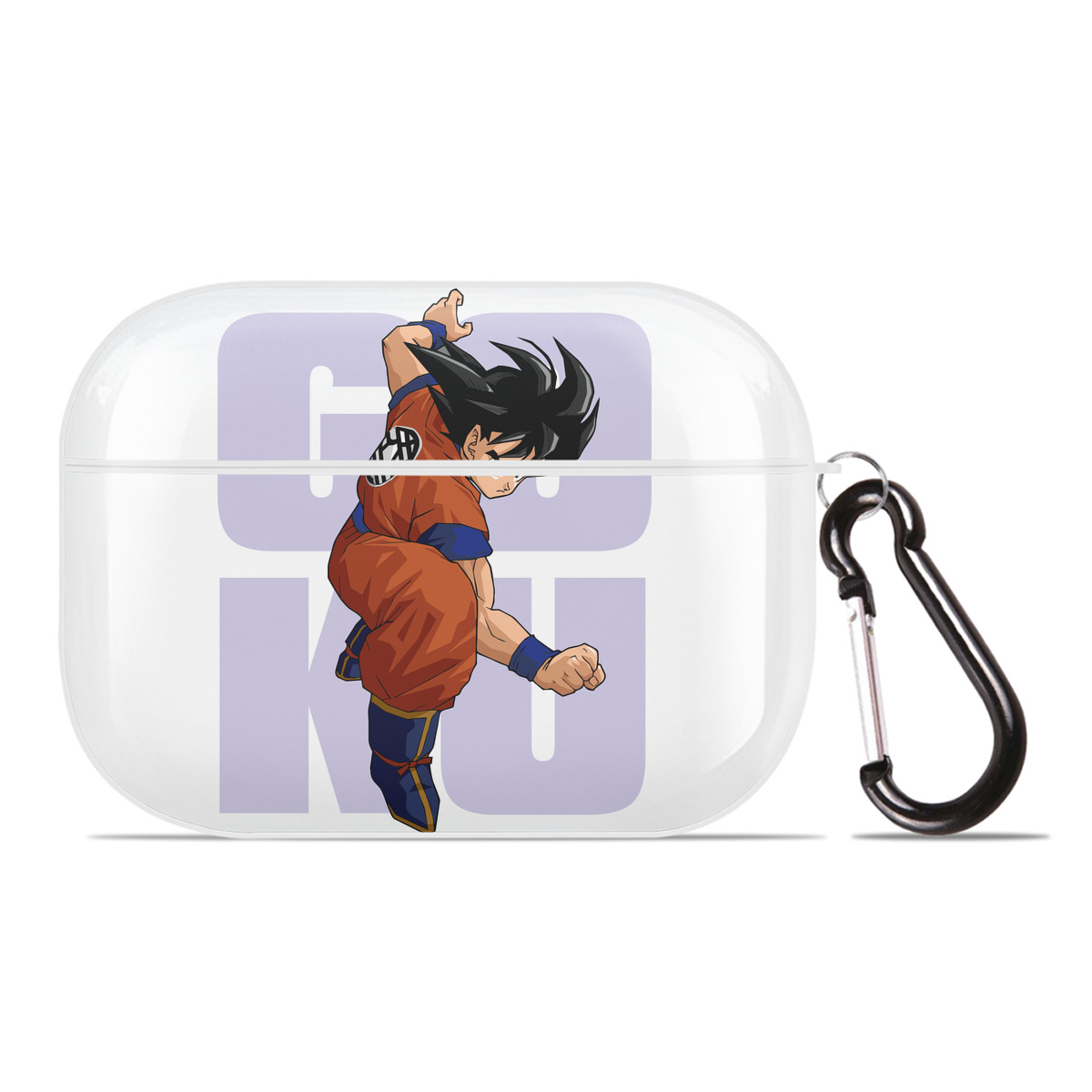 （画像用） ドラゴンボール 孫悟空（そん ごくう）Son Goku カカロット DRAGON BALL Kakarotto 【AirPods Pro用】ハードシェル保護ケース 耐衝撃・防指紋・カラビナ付き商品仕様
