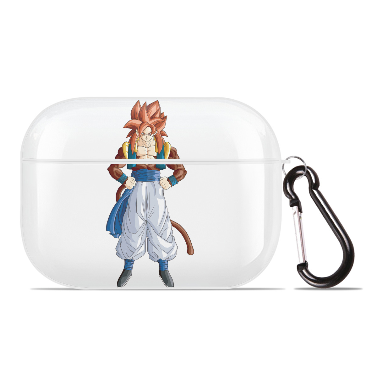 （画像用） ドラゴンボール 孫悟空（そん ごくう）Son Goku カカロット DRAGON BALL Kakarotto 【AirPods Pro用】ハードシェル保護ケース 耐衝撃・防指紋・カラビナ付き商品仕様