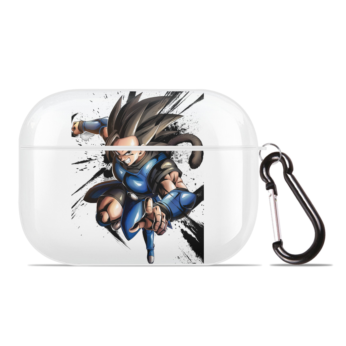 （画像用） ドラゴンボール ベジータ四世（Bejīta Yonsei）DRAGON BALL Vegeta IV 【AirPods Pro用】ハードシェル保護ケース 耐衝撃・防指紋・カラビナ付き商品仕様
