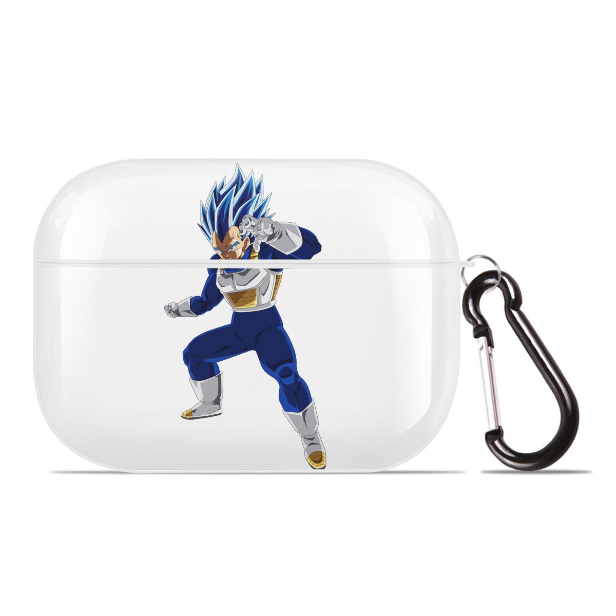 （画像用） ドラゴンボール ベジータ四世（Bejīta Yonsei）DRAGON BALL Vegeta IV 【AirPods Pro用】ハードシェル保護ケース 耐衝撃・防指紋・カラビナ付き商品仕様