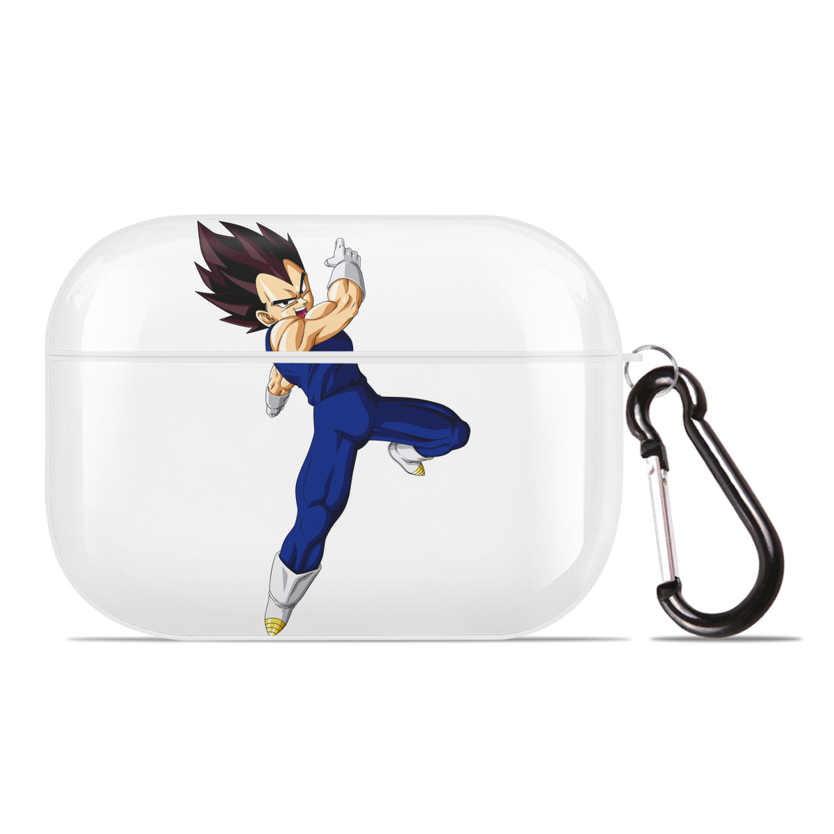 （画像用） ドラゴンボール ベジータ四世（Bejīta Yonsei）DRAGON BALL Vegeta IV 【AirPods Pro用】ハードシェル保護ケース 耐衝撃・防指紋・カラビナ付き商品仕様