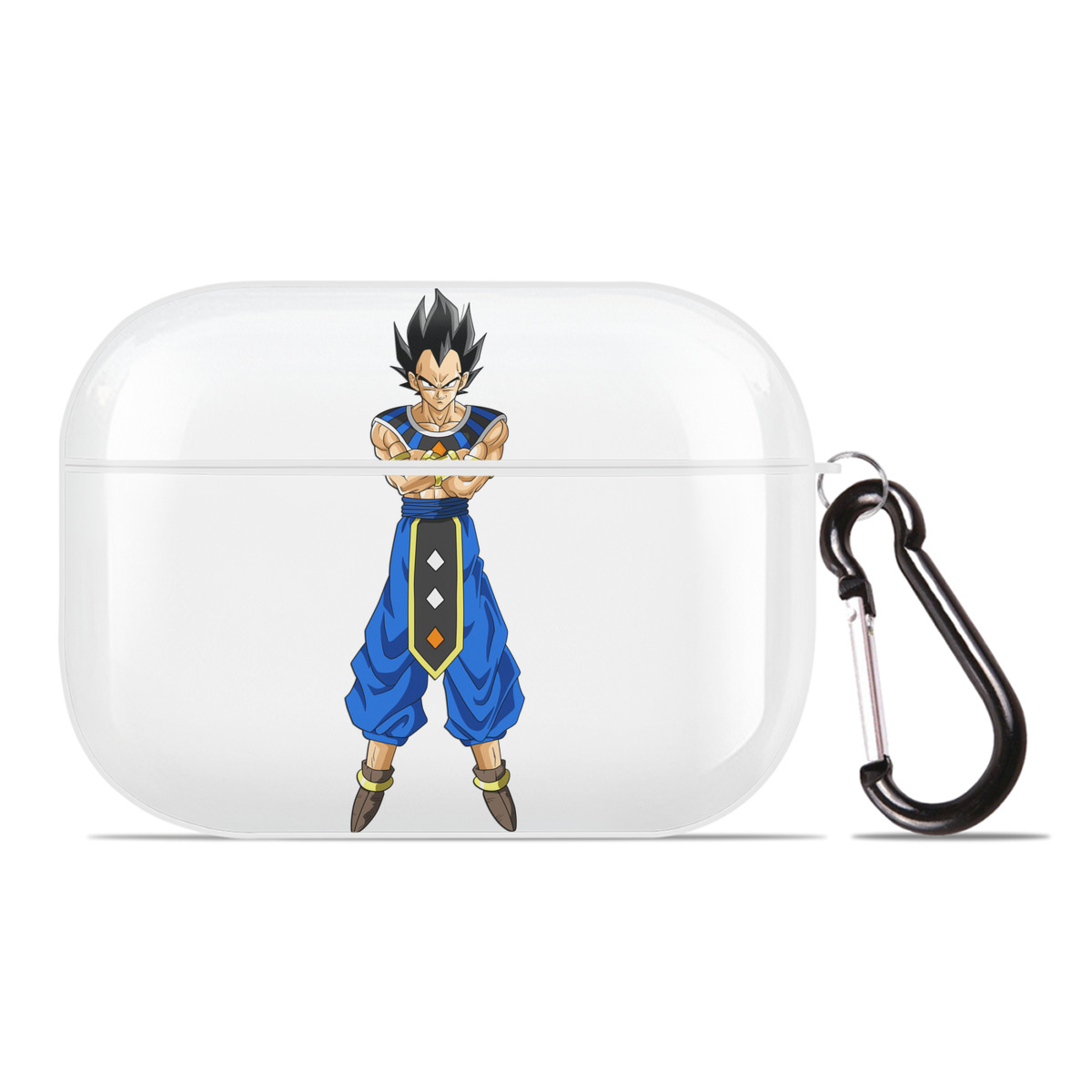 （画像用） ドラゴンボール ベジータ四世（Bejīta Yonsei）DRAGON BALL Vegeta IV 【AirPods Pro用】ハードシェル保護ケース 耐衝撃・防指紋・カラビナ付き商品仕様