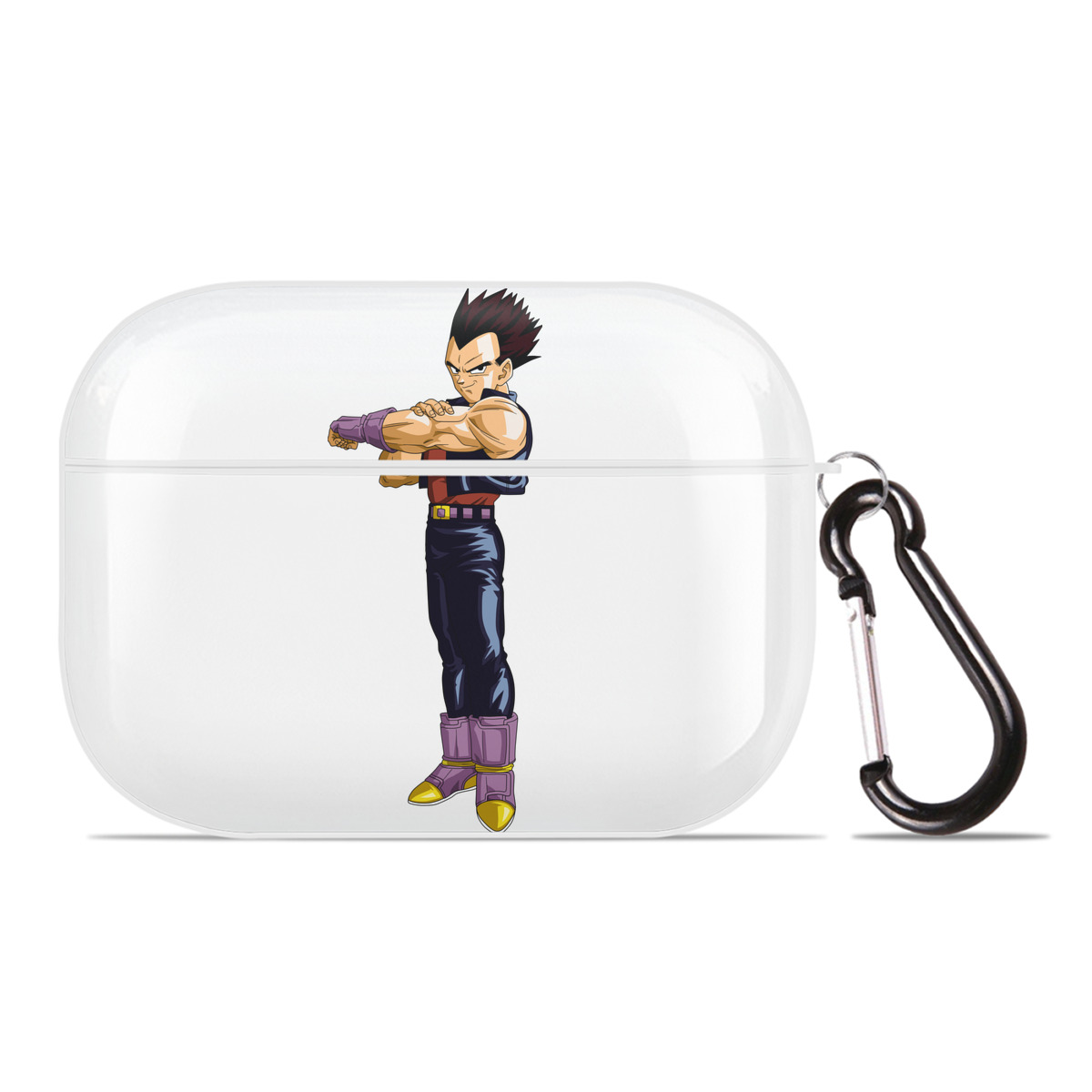 （画像用） ドラゴンボール ベジータ四世（Bejīta Yonsei）DRAGON BALL Vegeta IV 【AirPods Pro用】ハードシェル保護ケース 耐衝撃・防指紋・カラビナ付き商品仕様