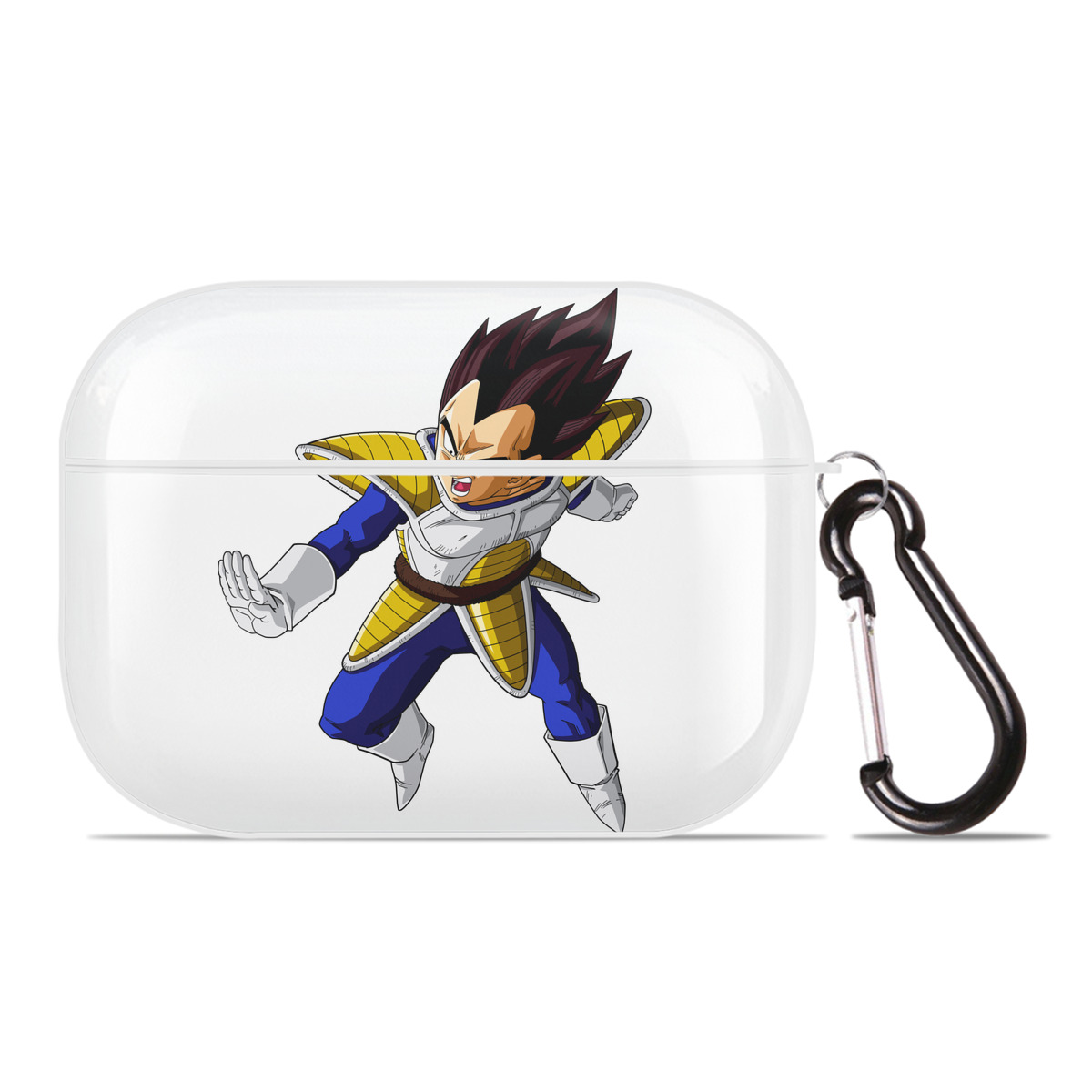 （画像用） ドラゴンボール ベジータ四世（Bejīta Yonsei）DRAGON BALL Vegeta IV 【AirPods Pro用】ハードシェル保護ケース 耐衝撃・防指紋・カラビナ付き商品仕様