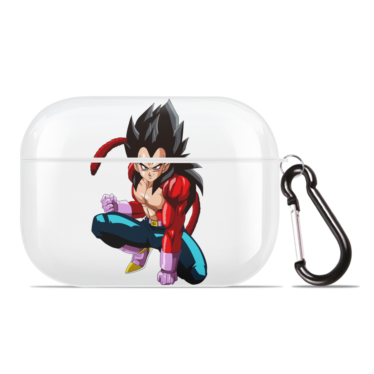 （画像用） ドラゴンボール ベジータ四世（Bejīta Yonsei）DRAGON BALL Vegeta IV 【AirPods Pro用】ハードシェル保護ケース 耐衝撃・防指紋・カラビナ付き商品仕様