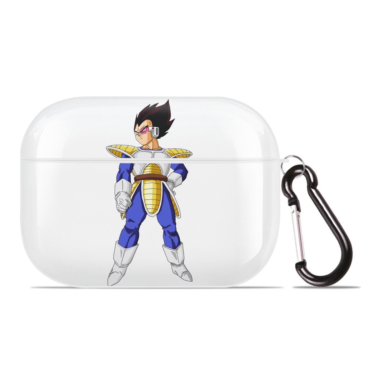 （画像用） ドラゴンボール ベジータ四世（Bejīta Yonsei）DRAGON BALL Vegeta IV 【AirPods Pro用】ハードシェル保護ケース 耐衝撃・防指紋・カラビナ付き商品仕様