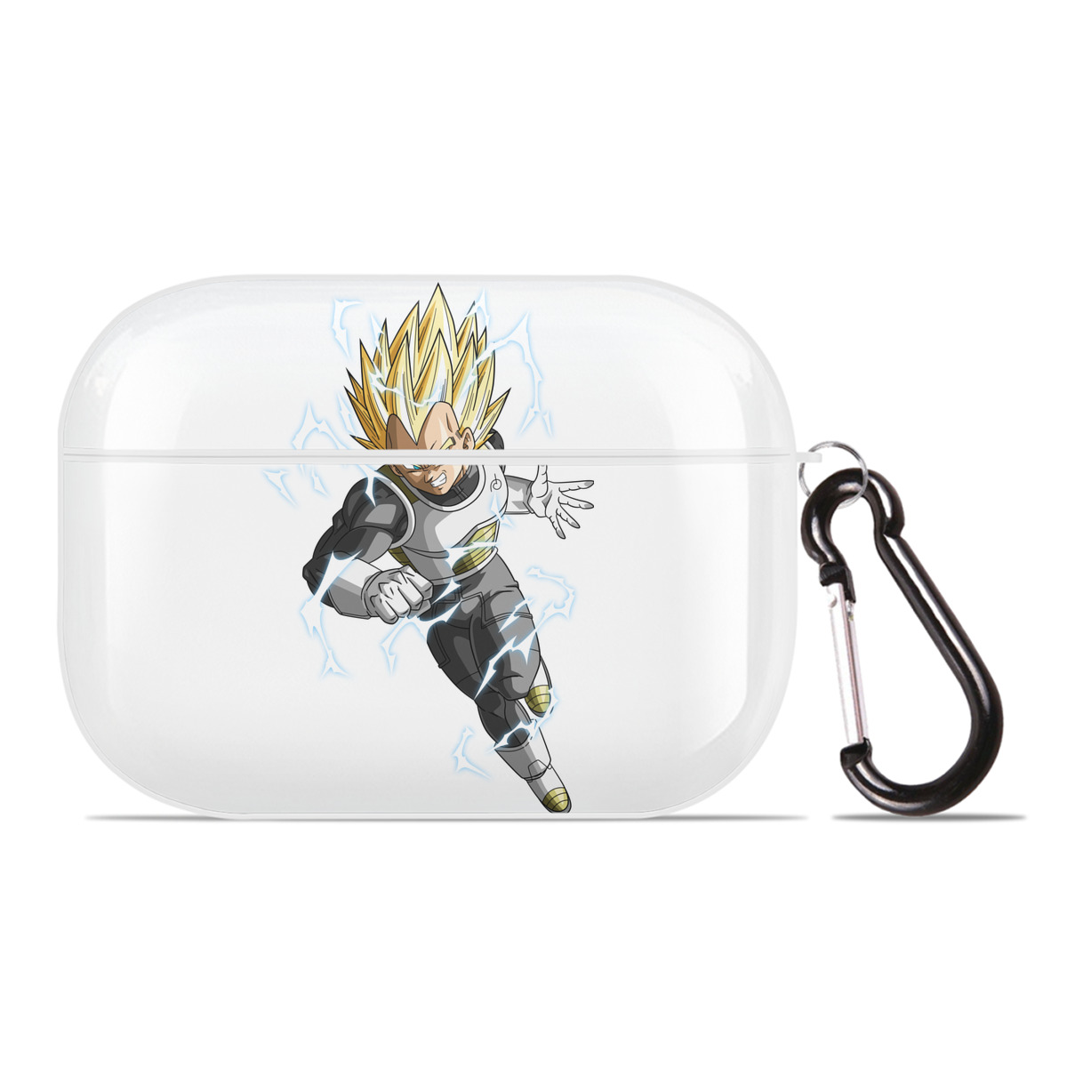 （画像用） ドラゴンボール ベジータ四世（Bejīta Yonsei）DRAGON BALL Vegeta IV 【AirPods Pro用】ハードシェル保護ケース 耐衝撃・防指紋・カラビナ付き商品仕様