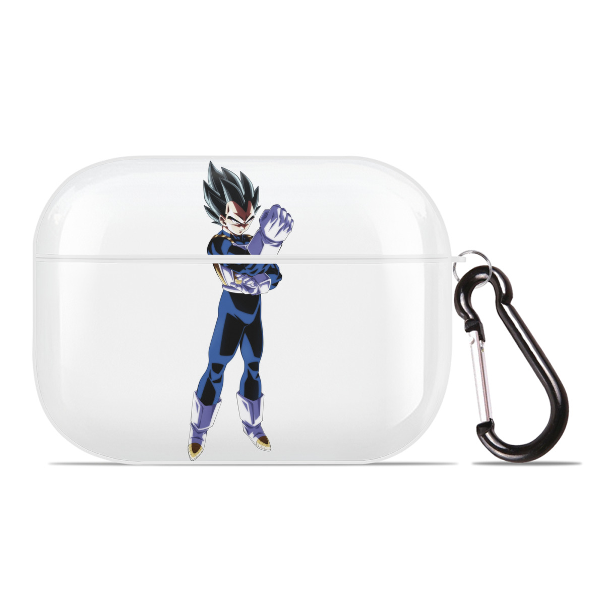 （画像用） ドラゴンボール ベジータ四世（Bejīta Yonsei）DRAGON BALL Vegeta IV 【AirPods Pro用】ハードシェル保護ケース 耐衝撃・防指紋・カラビナ付き商品仕様