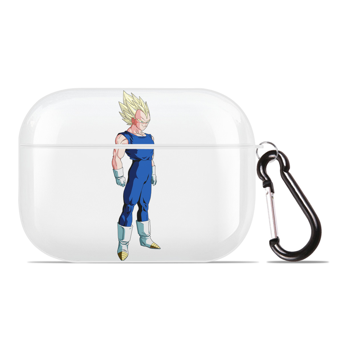 （画像用） ドラゴンボール ベジータ四世（Bejīta Yonsei）DRAGON BALL Vegeta IV 【AirPods Pro用】ハードシェル保護ケース 耐衝撃・防指紋・カラビナ付き商品仕様