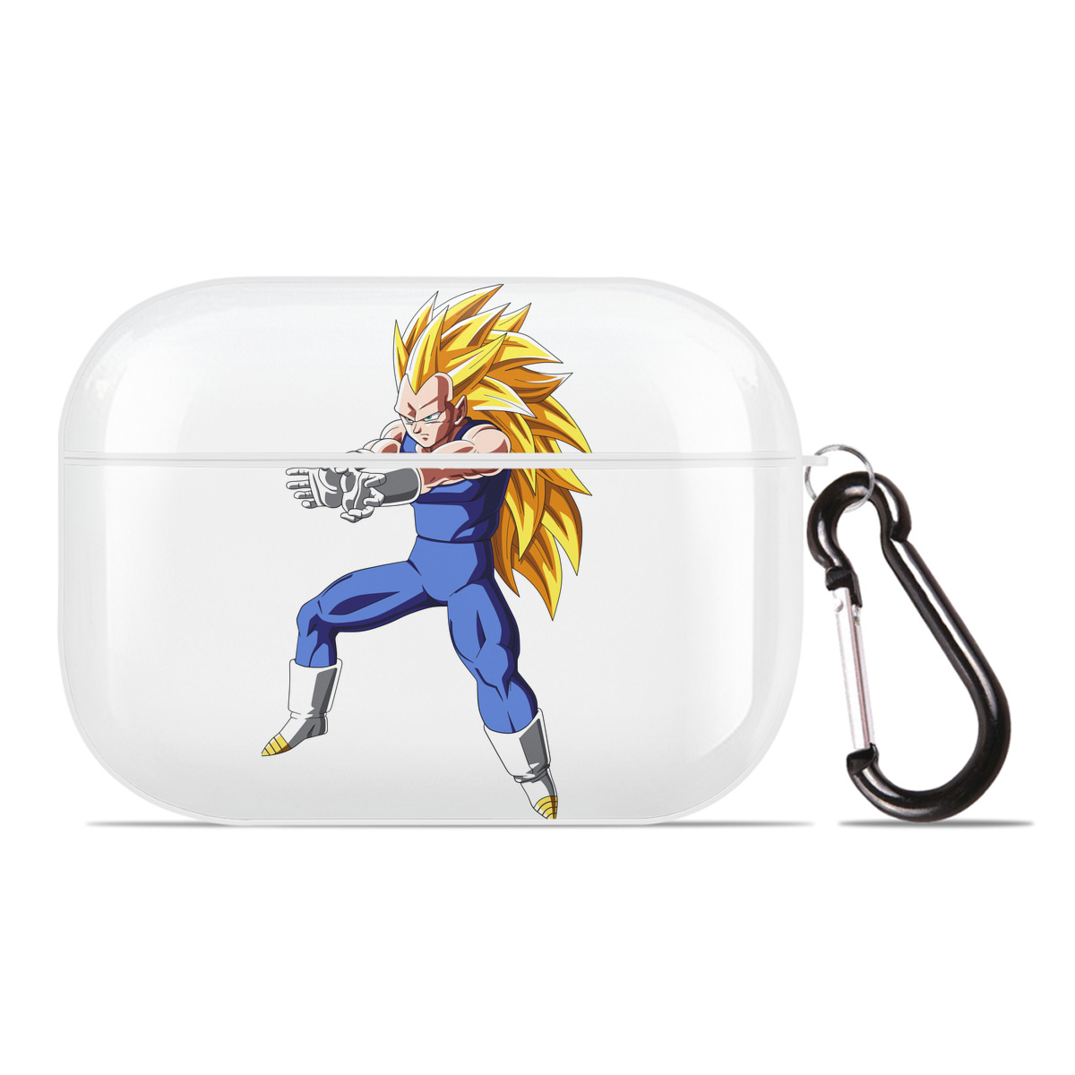 （画像用） ドラゴンボール ベジータ四世（Bejīta Yonsei）DRAGON BALL Vegeta IV 【AirPods Pro用】ハードシェル保護ケース 耐衝撃・防指紋・カラビナ付き商品仕様