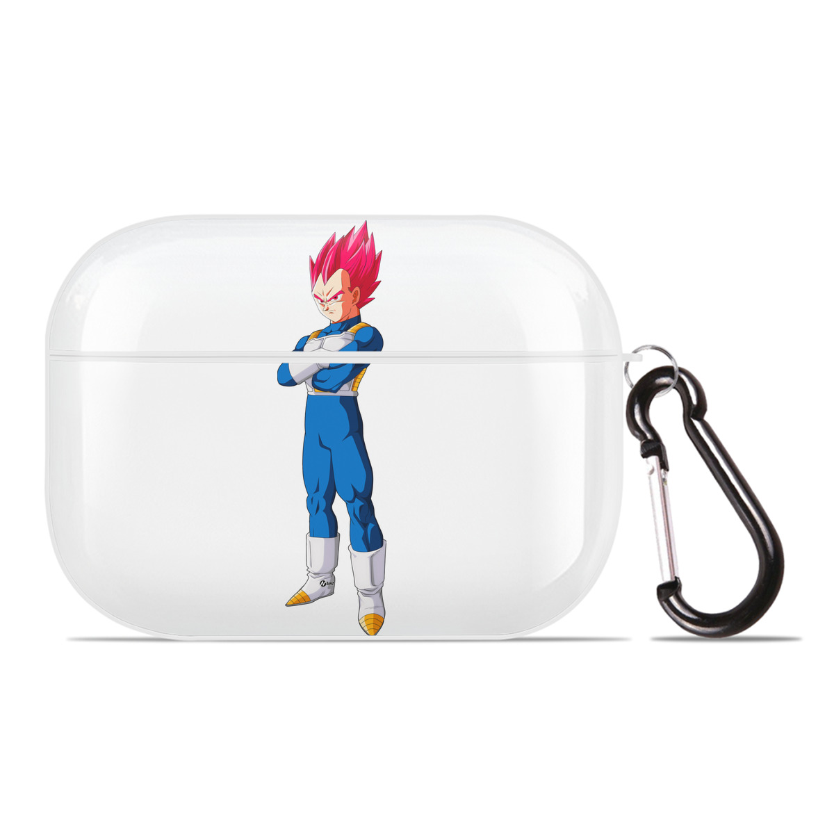 （画像用） ドラゴンボール ベジータ四世（Bejīta Yonsei）DRAGON BALL Vegeta IV 【AirPods Pro用】ハードシェル保護ケース 耐衝撃・防指紋・カラビナ付き商品仕様
