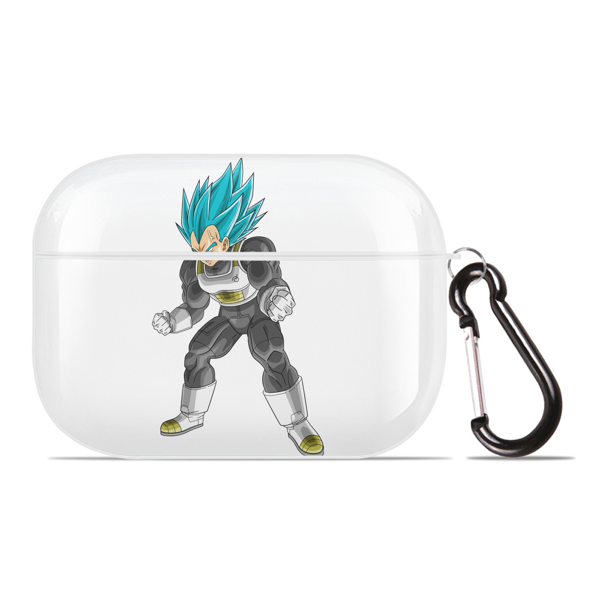 （画像用） ドラゴンボール ベジータ四世（Bejīta Yonsei）DRAGON BALL Vegeta IV 【AirPods Pro用】ハードシェル保護ケース 耐衝撃・防指紋・カラビナ付き商品仕様