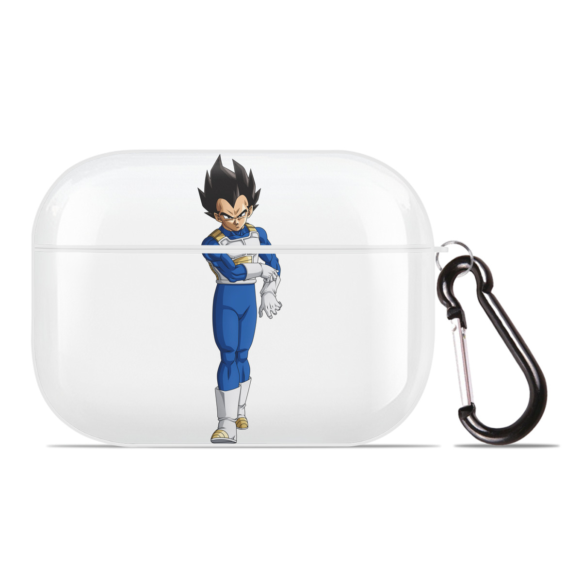 （画像用） ドラゴンボール ベジータ四世（Bejīta Yonsei）DRAGON BALL Vegeta IV 【AirPods Pro用】ハードシェル保護ケース 耐衝撃・防指紋・カラビナ付き商品仕様