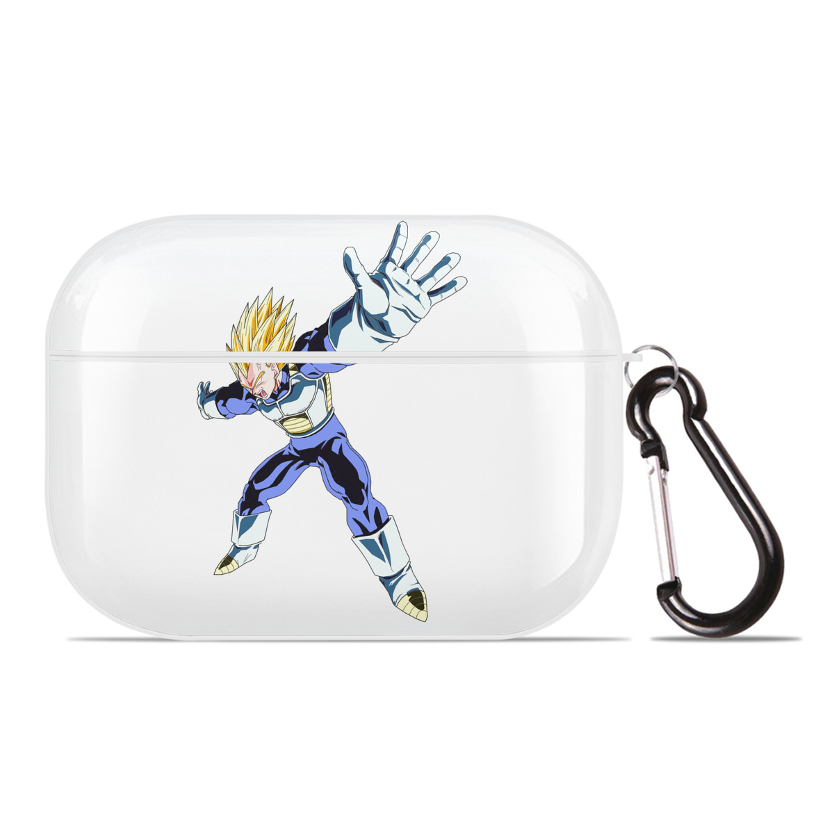 （画像用） ドラゴンボール ベジータ四世（Bejīta Yonsei）DRAGON BALL Vegeta IV 【AirPods Pro用】ハードシェル保護ケース 耐衝撃・防指紋・カラビナ付き商品仕様