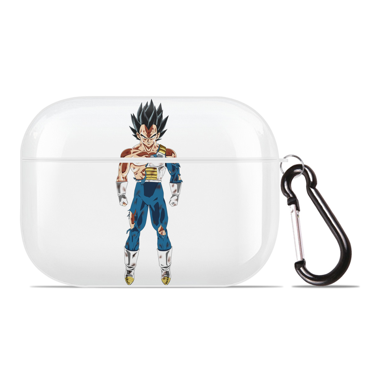 （画像用） ドラゴンボール ベジータ四世（Bejīta Yonsei）DRAGON BALL Vegeta IV 【AirPods Pro用】ハードシェル保護ケース 耐衝撃・防指紋・カラビナ付き商品仕様