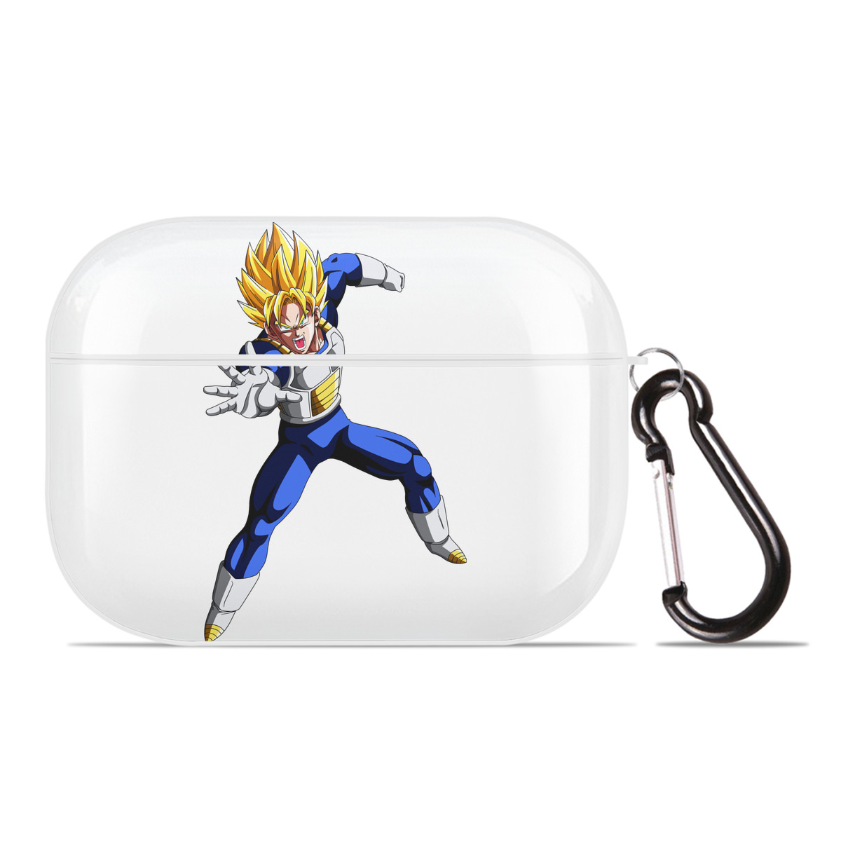 （画像用） ドラゴンボール ベジータ四世（Bejīta Yonsei）DRAGON BALL Vegeta IV 【AirPods Pro用】ハードシェル保護ケース 耐衝撃・防指紋・カラビナ付き商品仕様