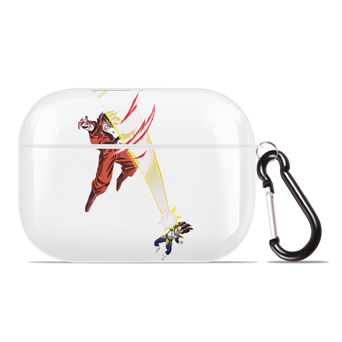 （画像用） ドラゴンボール ベジータ四世（Bejīta Yonsei）DRAGON BALL Vegeta IV 【AirPods Pro用】ハードシェル保護ケース 耐衝撃・防指紋・カラビナ付き商品仕様