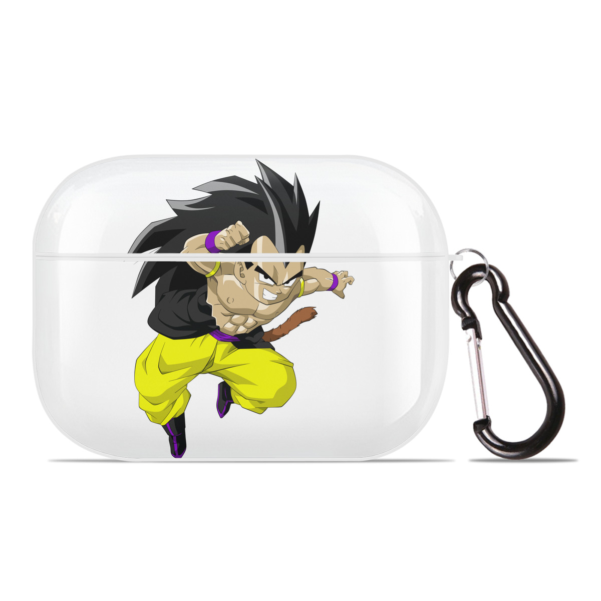 （画像用） ドラゴンボール ベジータ四世（Bejīta Yonsei）DRAGON BALL Vegeta IV 【AirPods Pro用】ハードシェル保護ケース 耐衝撃・防指紋・カラビナ付き商品仕様