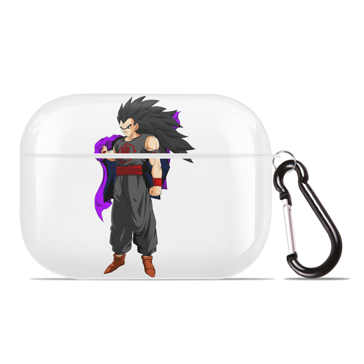 （画像用） ドラゴンボール ベジータ四世（Bejīta Yonsei）DRAGON BALL Vegeta IV 【AirPods Pro用】ハードシェル保護ケース 耐衝撃・防指紋・カラビナ付き商品仕様