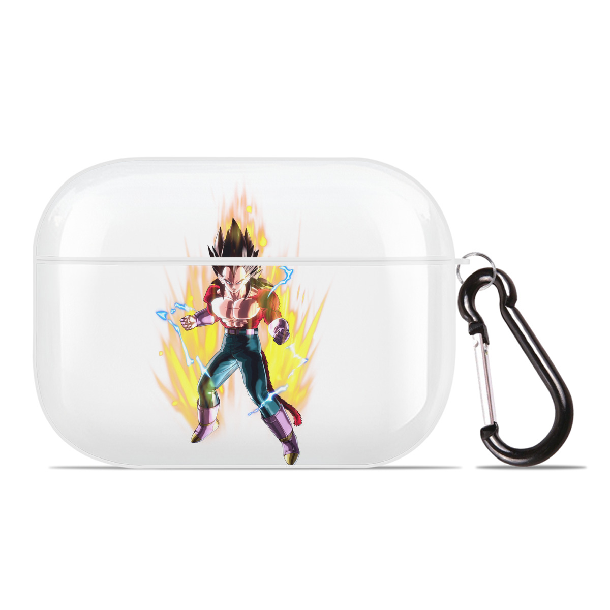 （画像用） ドラゴンボール ベジータ四世（Bejīta Yonsei）DRAGON BALL Vegeta IV 【AirPods Pro用】ハードシェル保護ケース 耐衝撃・防指紋・カラビナ付き商品仕様