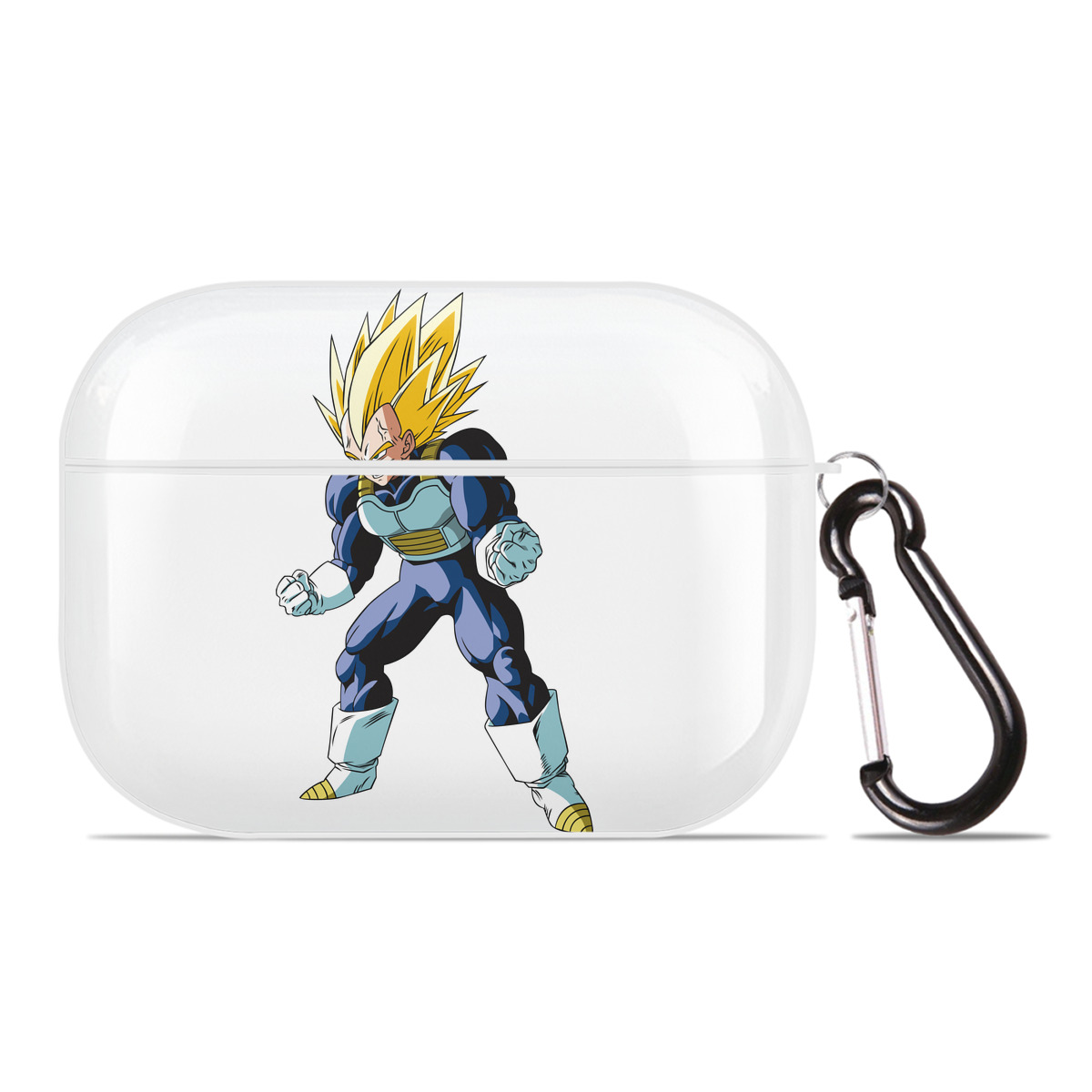 （画像用） ドラゴンボール ベジータ四世（Bejīta Yonsei）DRAGON BALL Vegeta IV 【AirPods Pro用】ハードシェル保護ケース 耐衝撃・防指紋・カラビナ付き商品仕様