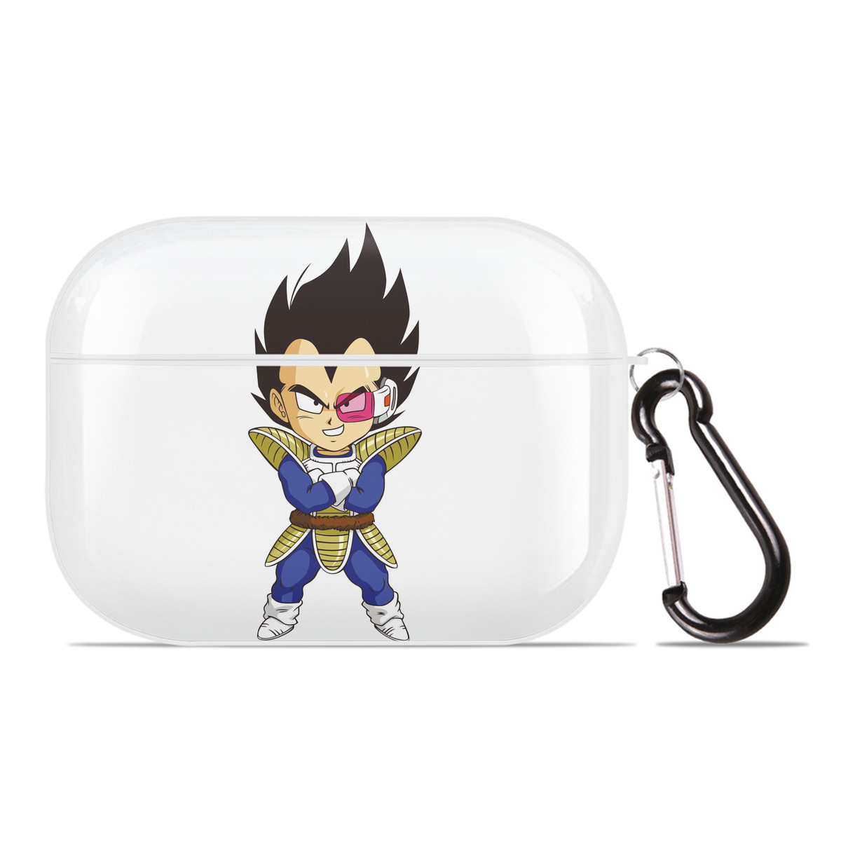 （画像用） ドラゴンボール ベジータ四世（Bejīta Yonsei）DRAGON BALL Vegeta IV 【AirPods Pro用】ハードシェル保護ケース 耐衝撃・防指紋・カラビナ付き商品仕様