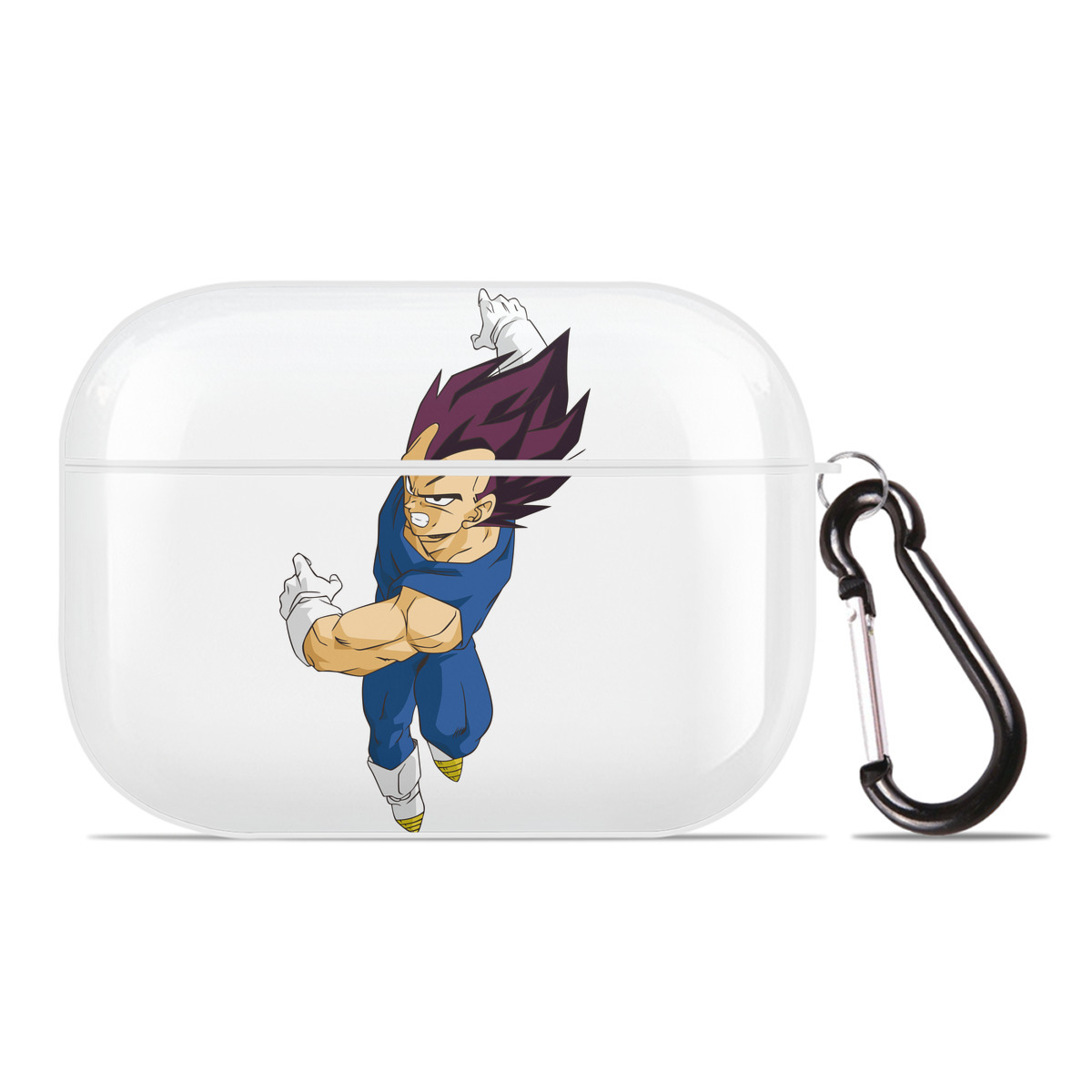 （画像用） ドラゴンボール ベジータ四世（Bejīta Yonsei）DRAGON BALL Vegeta IV 【AirPods Pro用】ハードシェル保護ケース 耐衝撃・防指紋・カラビナ付き商品仕様