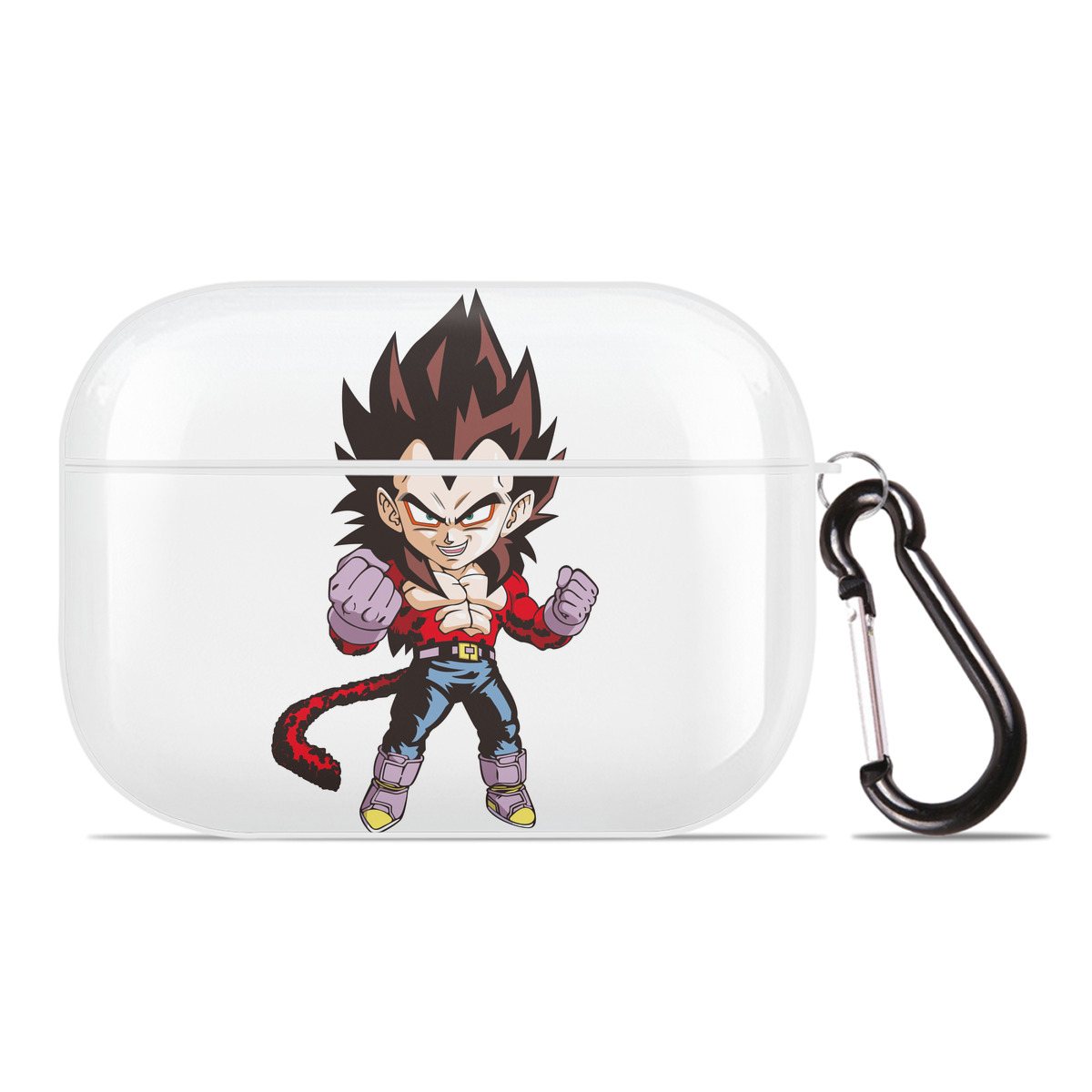 （画像用） ドラゴンボール ベジータ四世（Bejīta Yonsei）DRAGON BALL Vegeta IV 【AirPods Pro用】ハードシェル保護ケース 耐衝撃・防指紋・カラビナ付き商品仕様