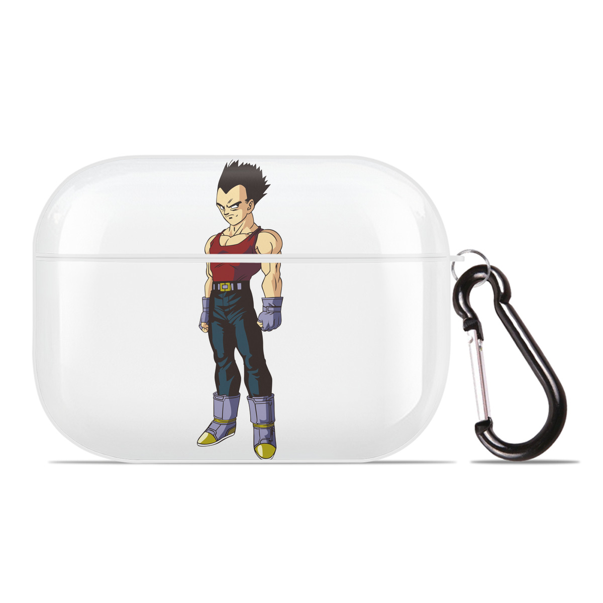 （画像用） ドラゴンボール ベジータ四世（Bejīta Yonsei）DRAGON BALL Vegeta IV 【AirPods Pro用】ハードシェル保護ケース 耐衝撃・防指紋・カラビナ付き商品仕様