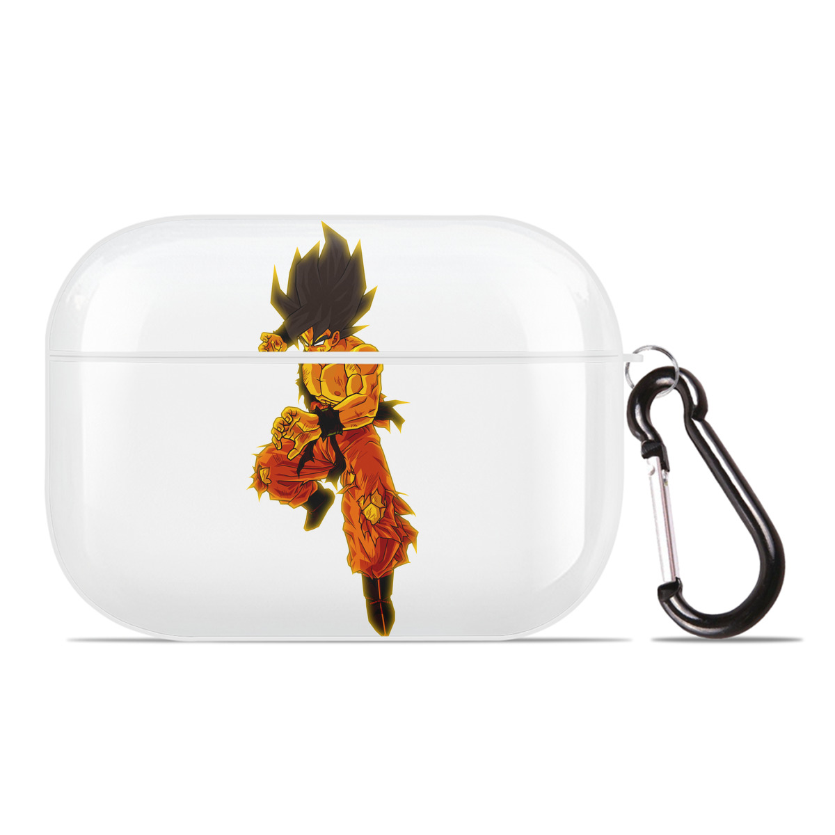 （画像用） ドラゴンボール 孫 悟飯（そんごはん）DRAGON BALL Son Gohan 【AirPods Pro用】ハードシェル保護ケース 耐衝撃・防指紋・カラビナ付き商品仕様