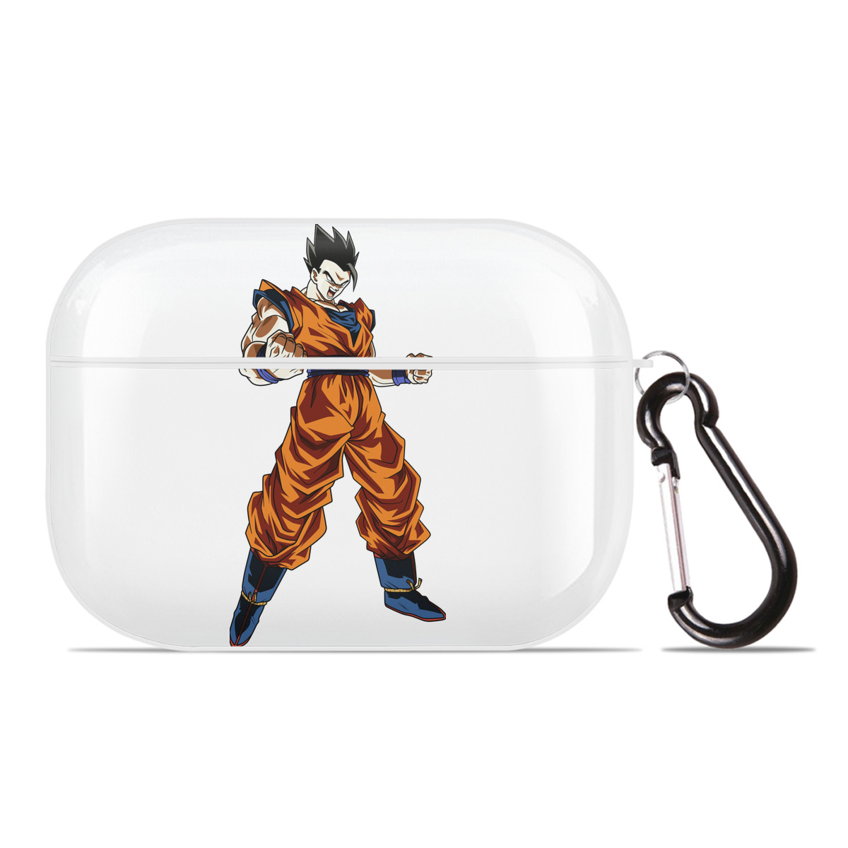 （画像用） ドラゴンボール 孫 悟飯（そんごはん）DRAGON BALL Son Gohan 【AirPods Pro用】ハードシェル保護ケース 耐衝撃・防指紋・カラビナ付き商品仕様