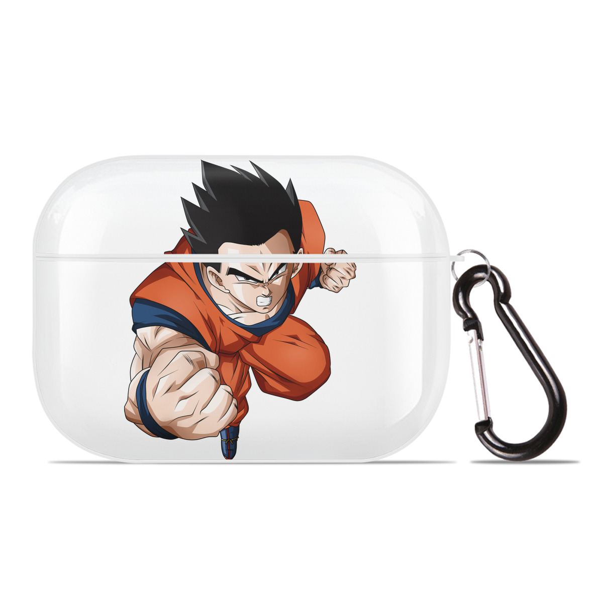 （画像用） ドラゴンボール 孫 悟飯（そんごはん）DRAGON BALL Son Gohan 【AirPods Pro用】ハードシェル保護ケース 耐衝撃・防指紋・カラビナ付き商品仕様