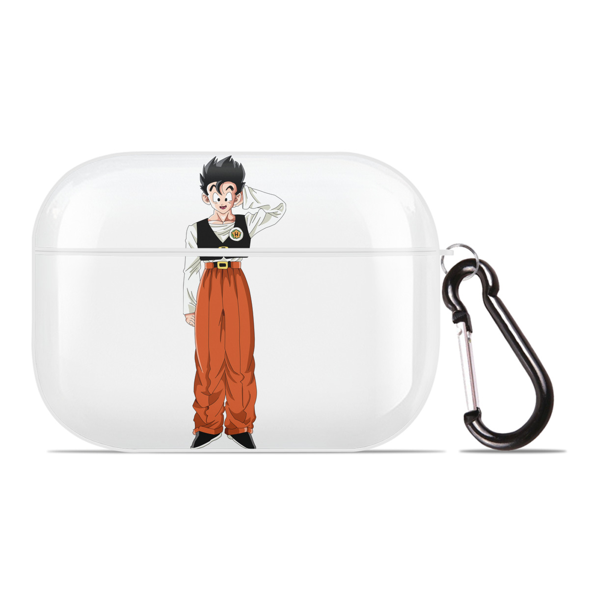 （画像用） ドラゴンボール 孫 悟飯（そんごはん）DRAGON BALL Son Gohan 【AirPods Pro用】ハードシェル保護ケース 耐衝撃・防指紋・カラビナ付き商品仕様