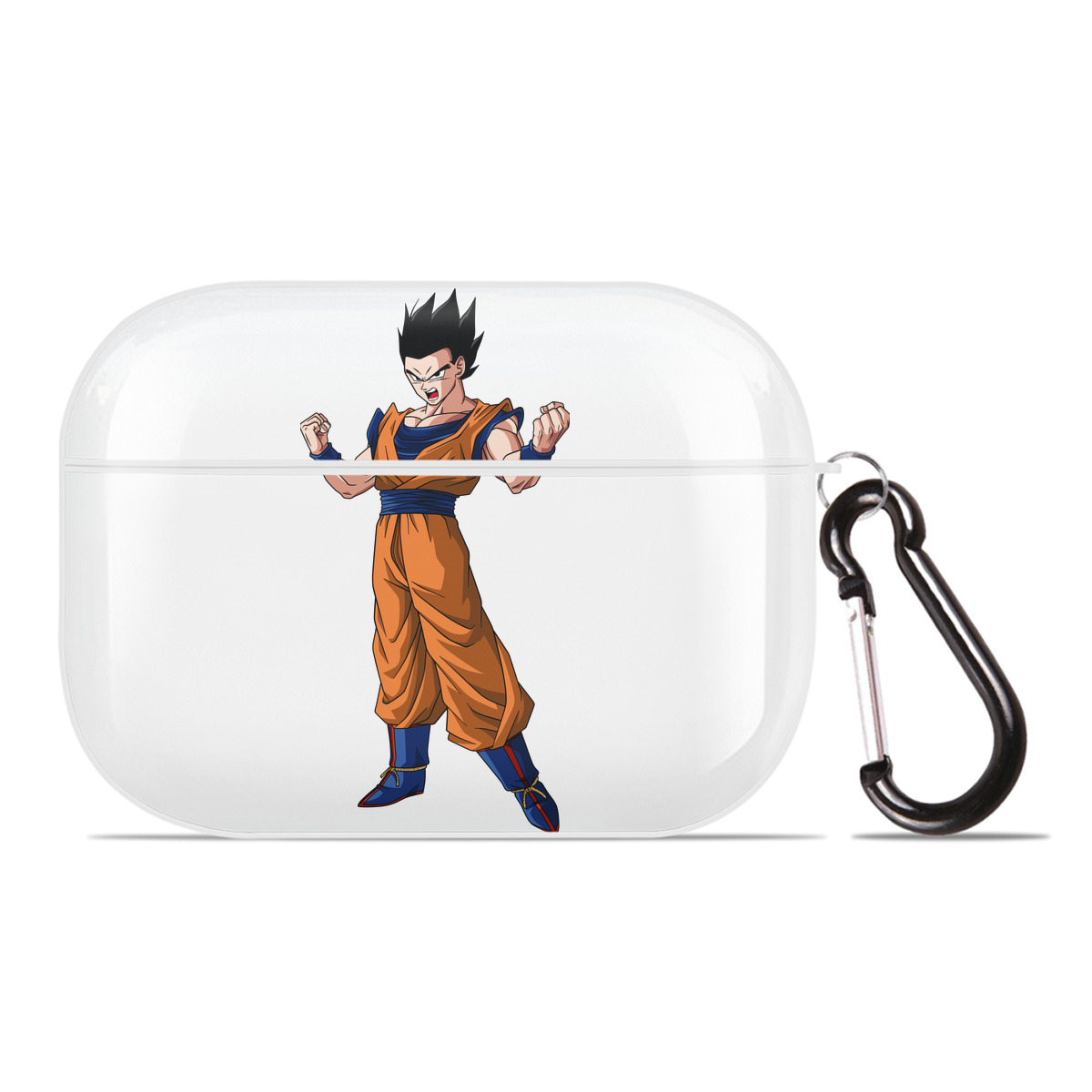 （画像用） ドラゴンボール 孫 悟飯（そんごはん）DRAGON BALL Son Gohan 【AirPods Pro用】ハードシェル保護ケース 耐衝撃・防指紋・カラビナ付き商品仕様