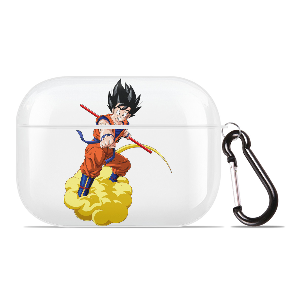 （画像用） ドラゴンボール 孫 悟飯（そんごはん）DRAGON BALL Son Gohan 【AirPods Pro用】ハードシェル保護ケース 耐衝撃・防指紋・カラビナ付き商品仕様