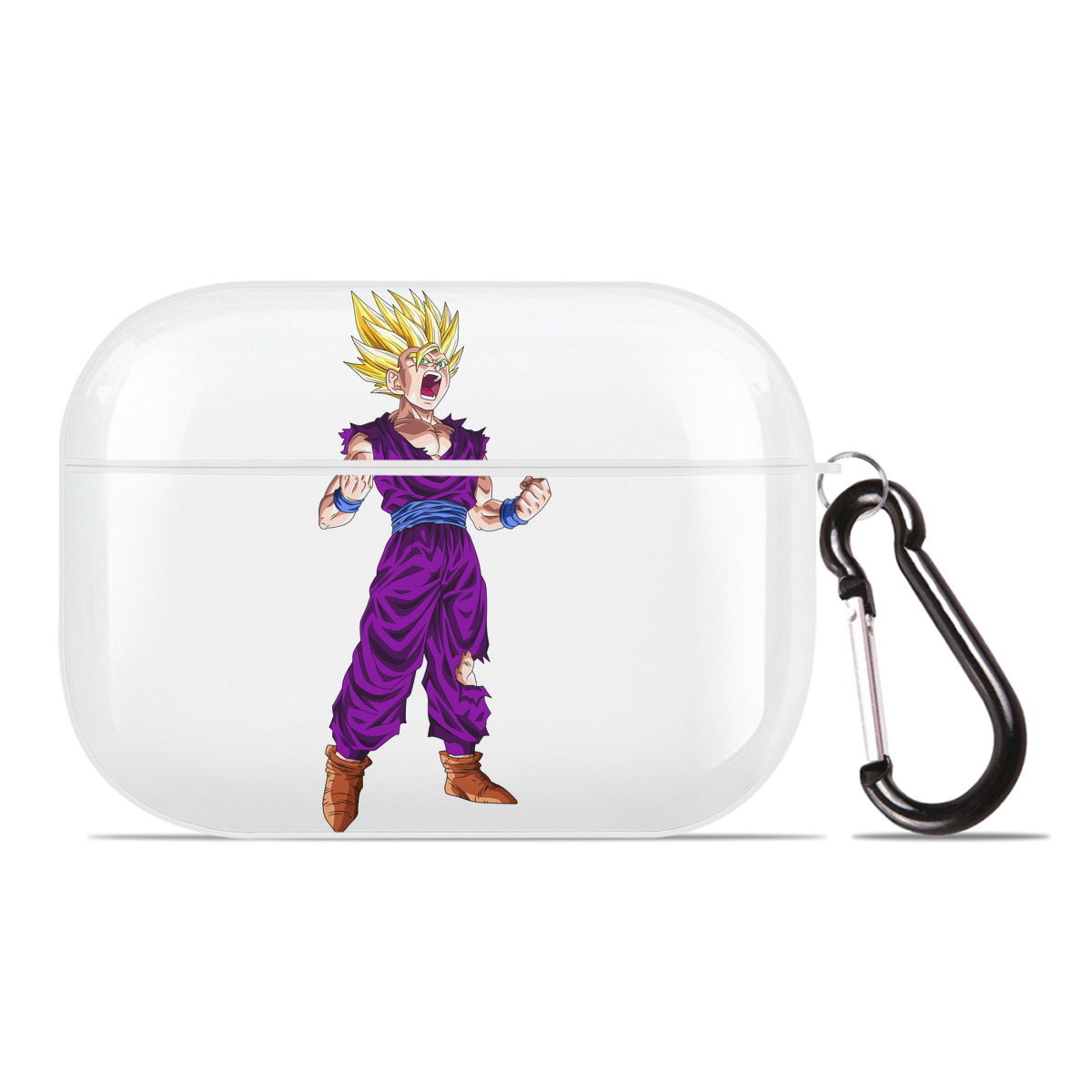 （画像用） ドラゴンボール 孫 悟飯（そんごはん）DRAGON BALL Son Gohan 【AirPods Pro用】ハードシェル保護ケース 耐衝撃・防指紋・カラビナ付き商品仕様