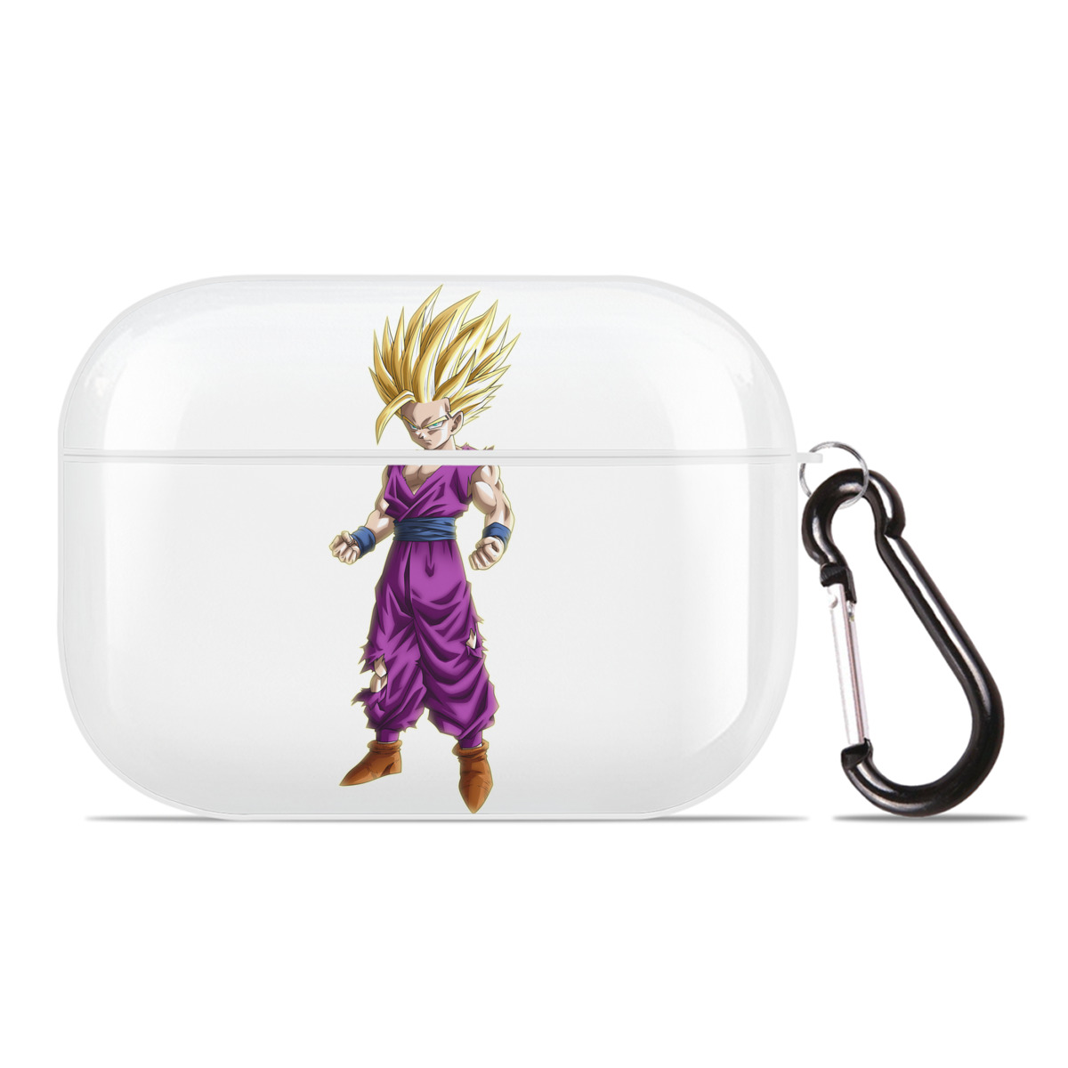 （画像用） ドラゴンボール 孫 悟飯（そんごはん）DRAGON BALL Son Gohan 【AirPods Pro用】ハードシェル保護ケース 耐衝撃・防指紋・カラビナ付き商品仕様