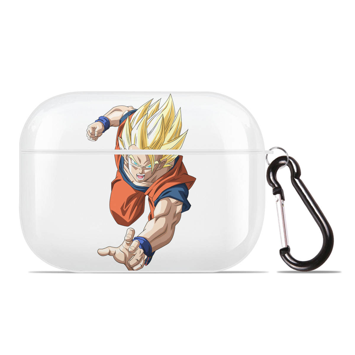 （画像用） ドラゴンボール 孫 悟飯（そんごはん）DRAGON BALL Son Gohan 【AirPods Pro用】ハードシェル保護ケース 耐衝撃・防指紋・カラビナ付き商品仕様
